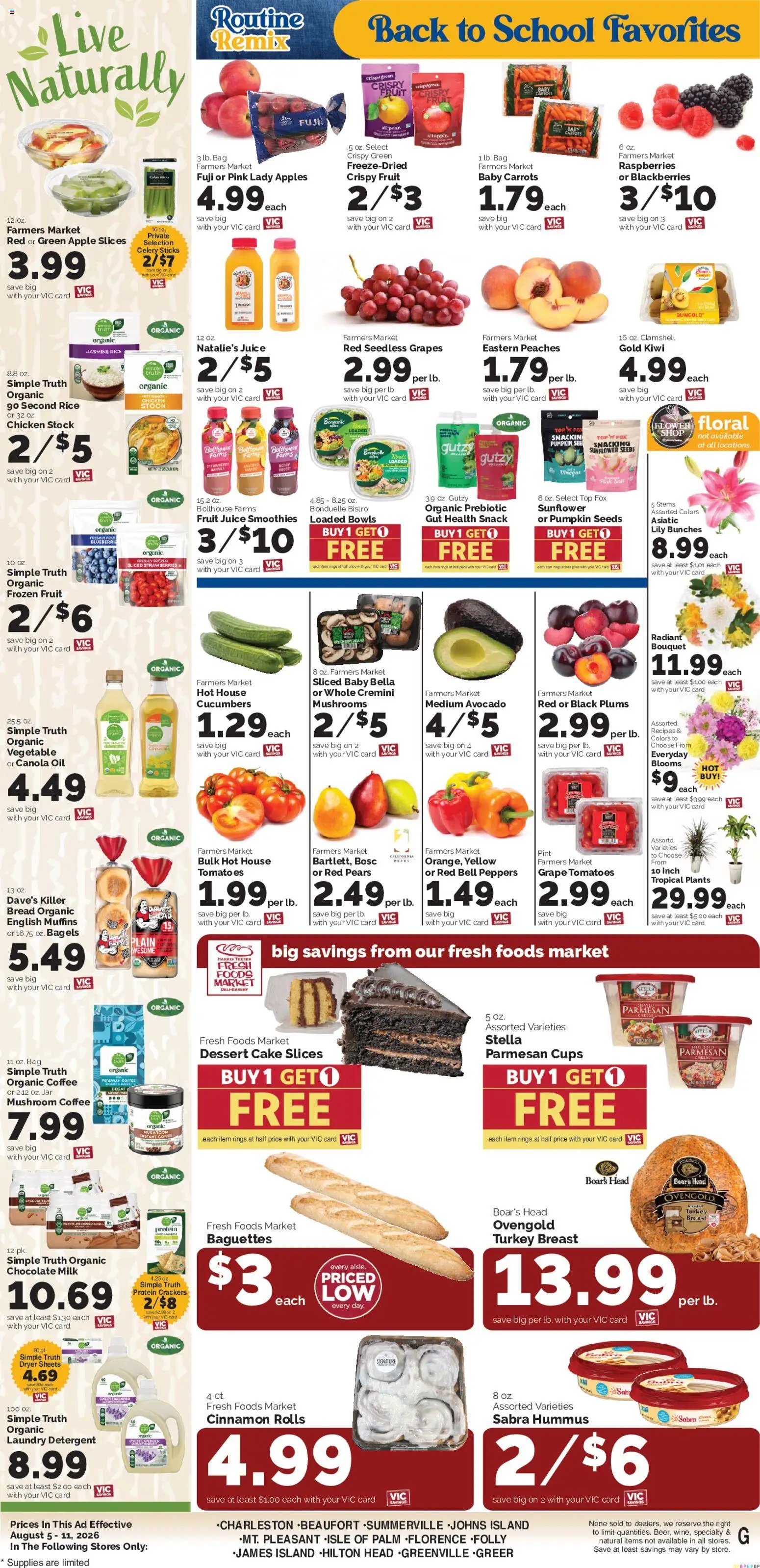 Harris Teeter Weekly Ad - SC