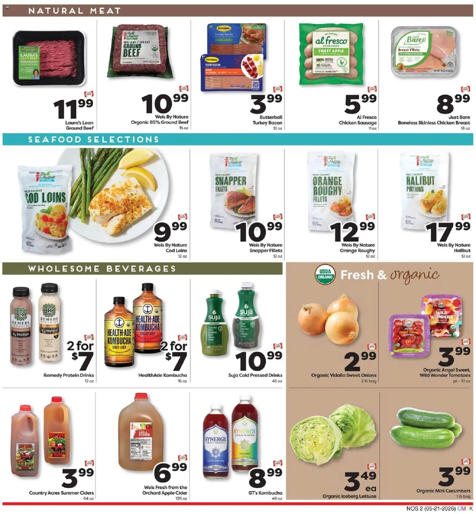 Weis Monthly Ad Natural & Living