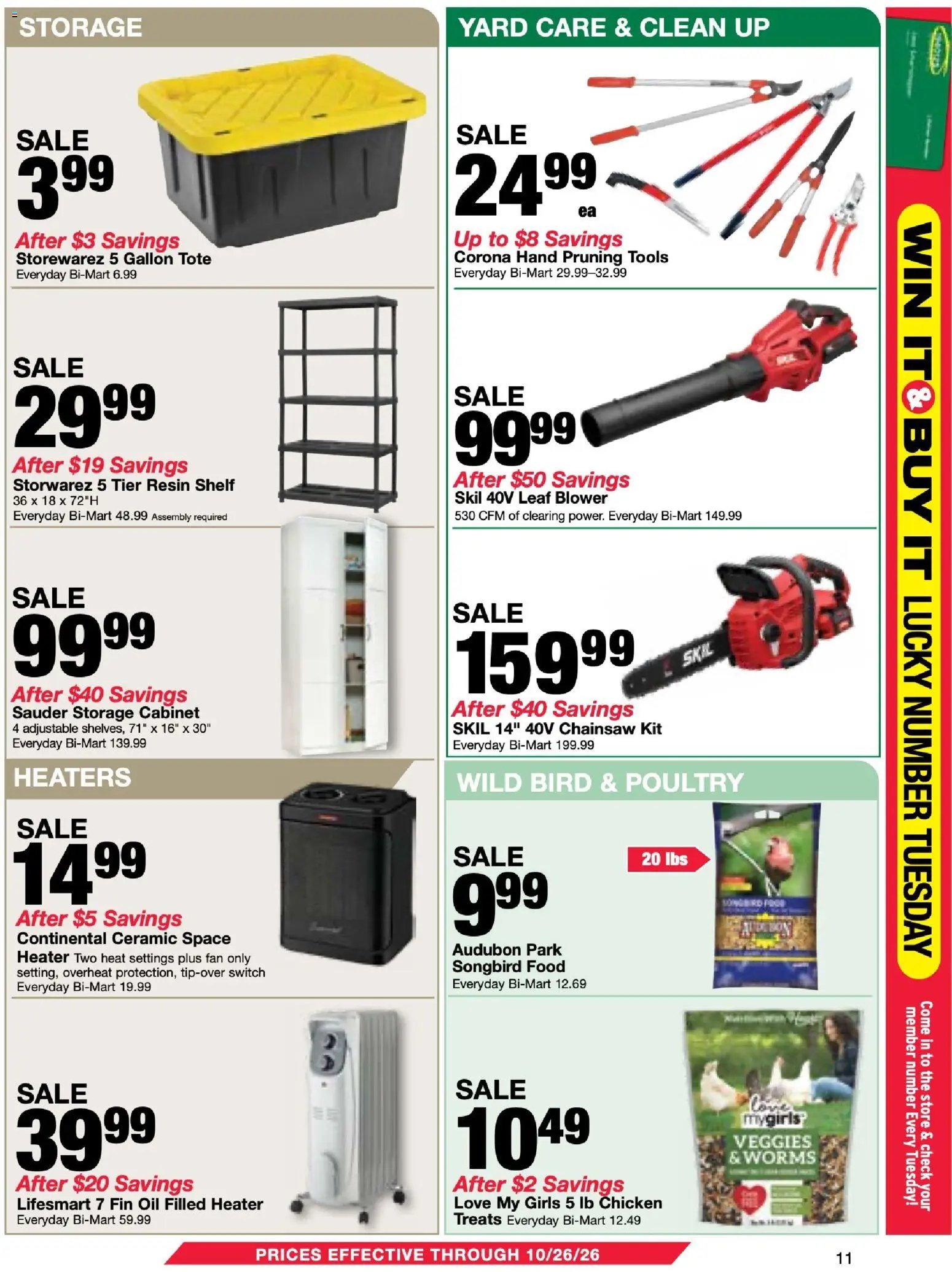 Bi-Mart Membership Savings Book