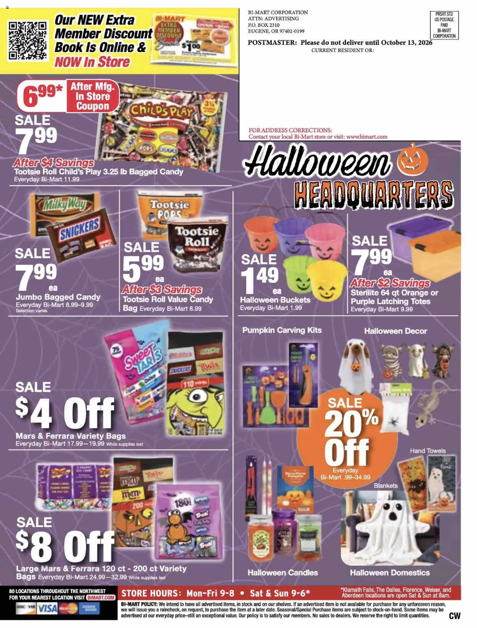 Bi-Mart Membership Savings Book