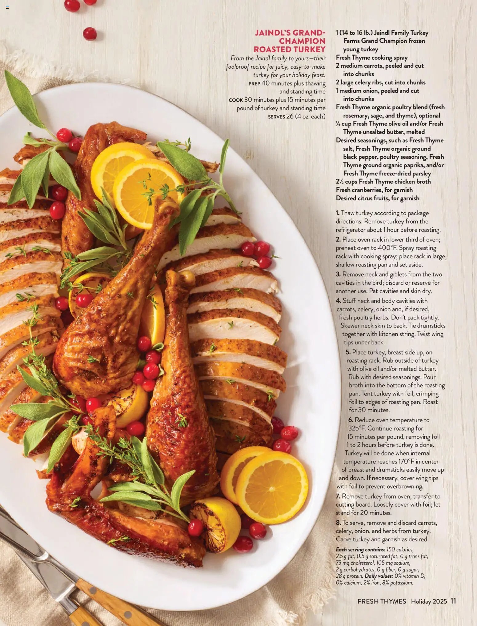 Fresh Thyme Magazine Holiday 2025 (2025-11-15 - 2026-01-05)