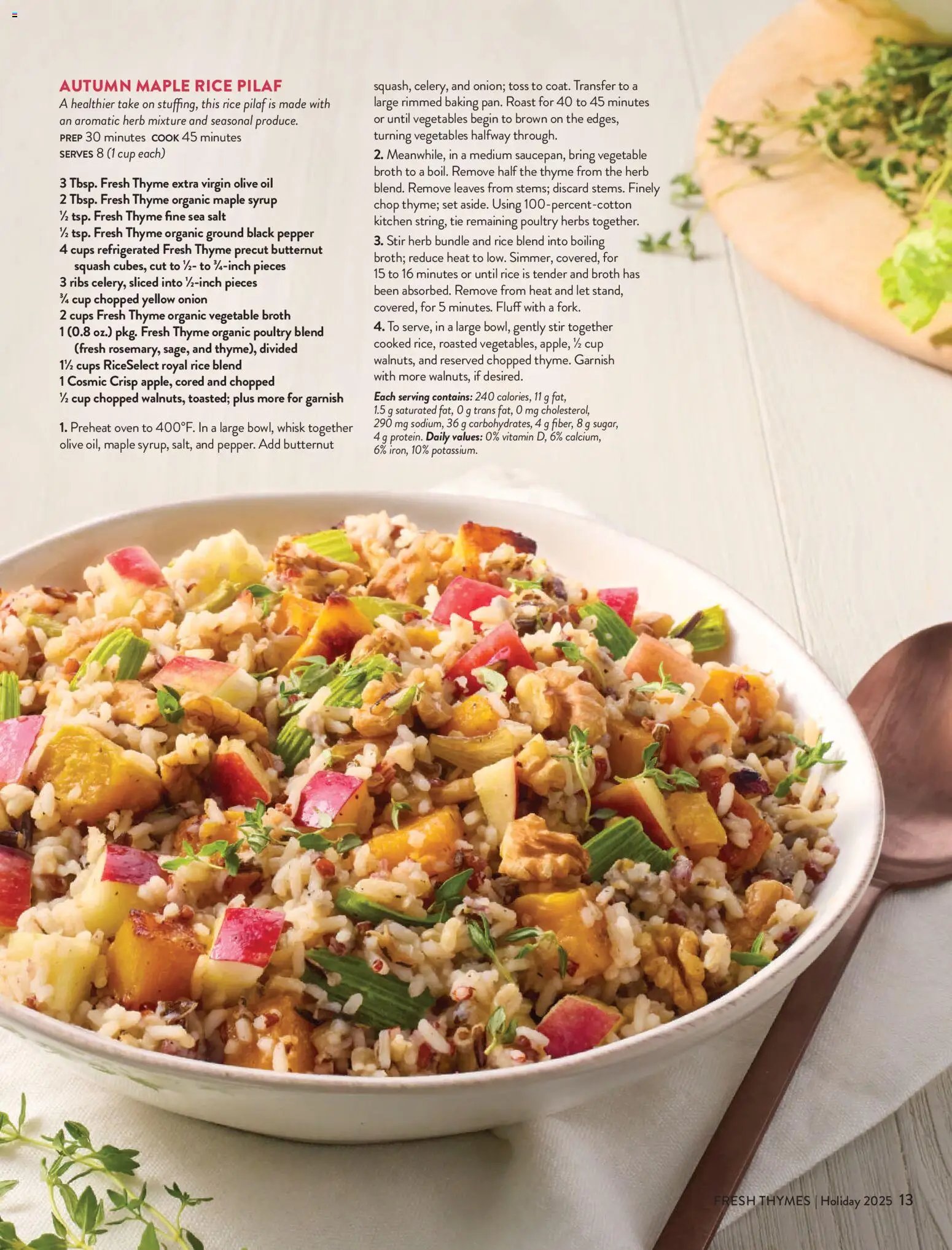 Fresh Thyme Magazine Holiday 2025 (2025-11-15 - 2026-01-05)