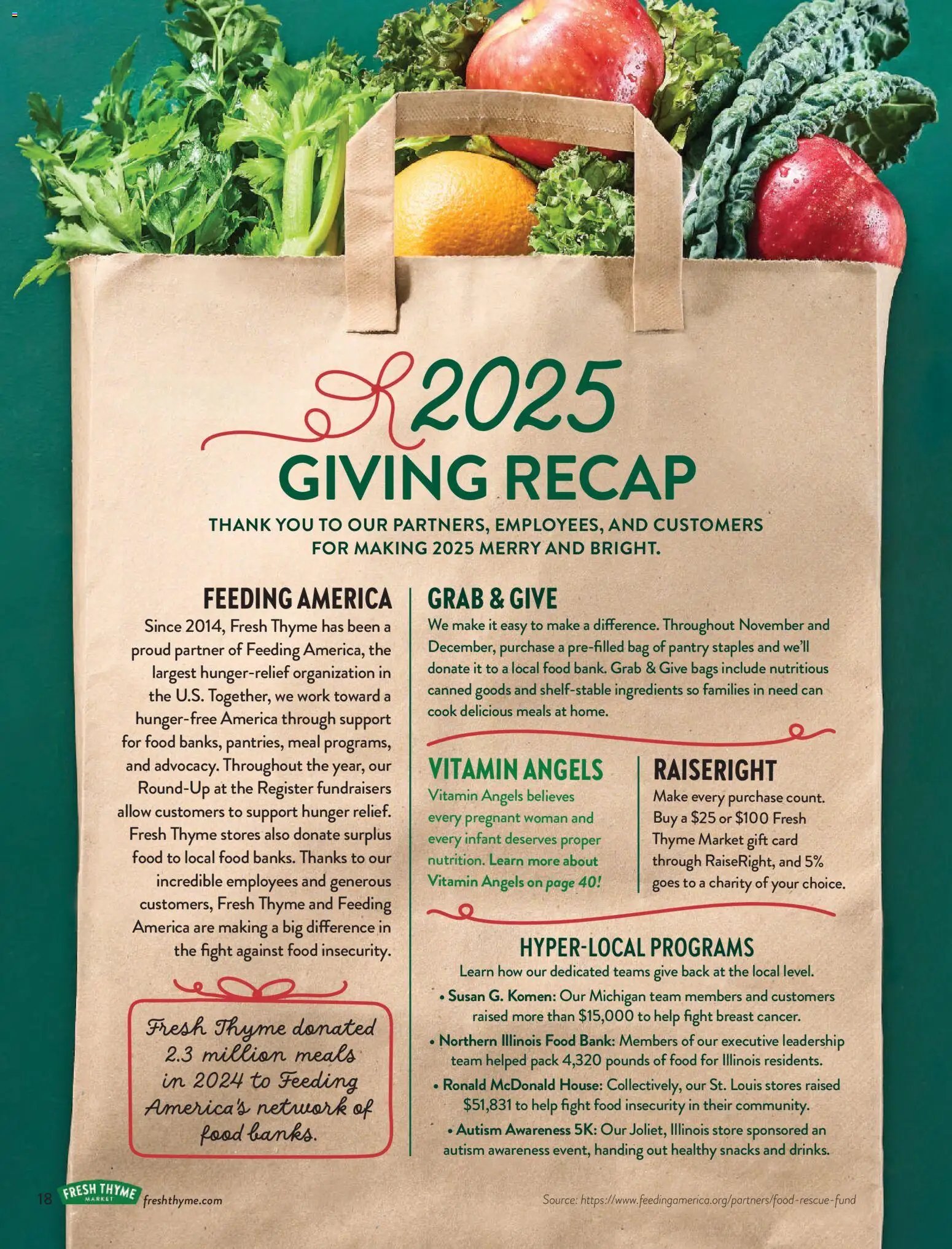 Fresh Thyme Magazine Holiday 2025 (2025-11-15 - 2026-01-05)
