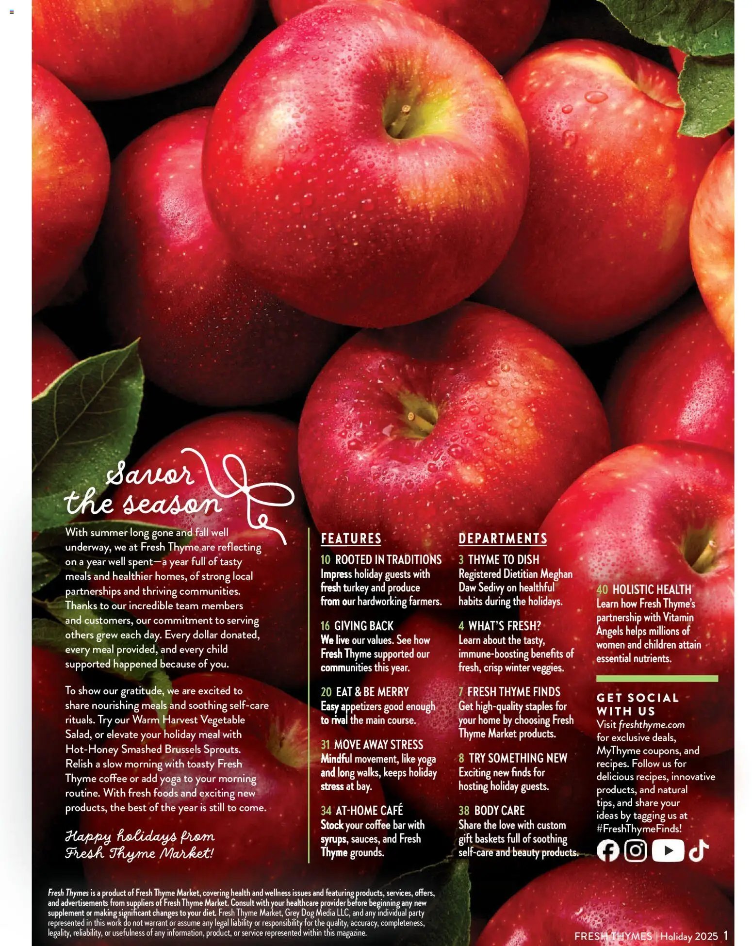 Fresh Thyme Magazine Holiday 2025 (2025-11-15 - 2026-01-05)