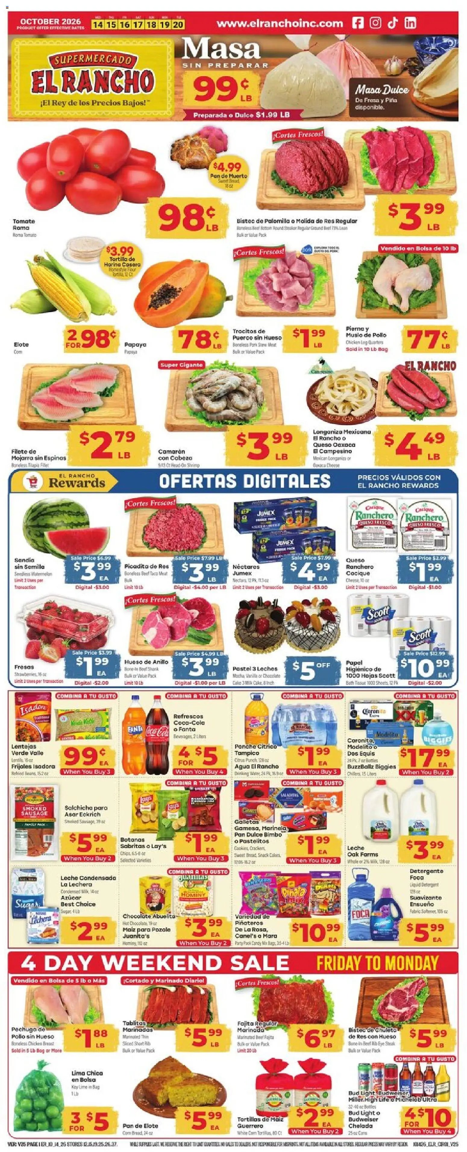 El Rancho Weekly Ad