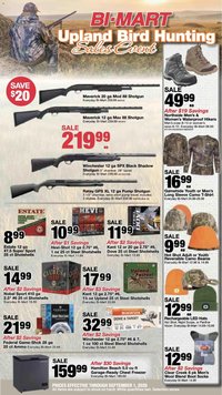 Bi-Mart Upland Bird Hunting Flyer