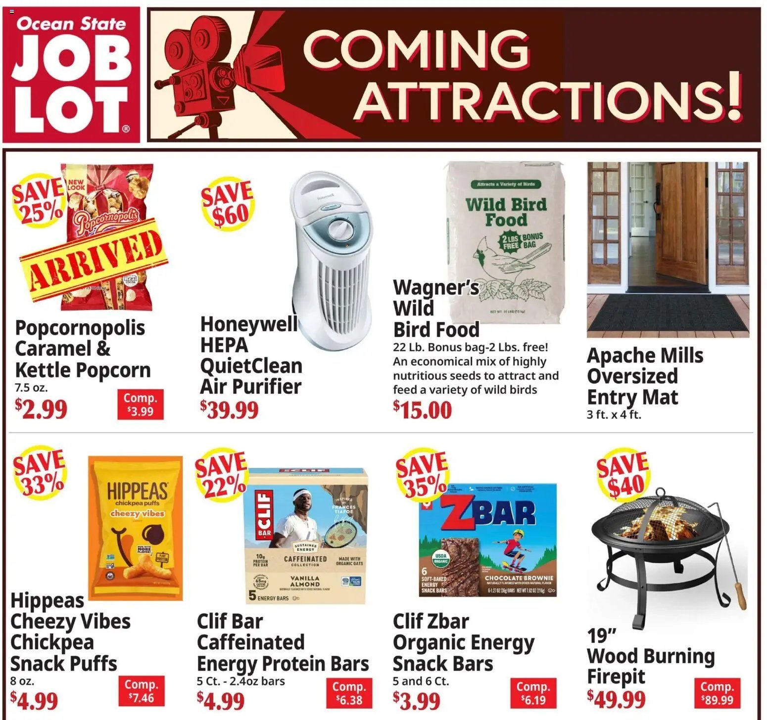 Ocean State Job Lot Coming Attractions