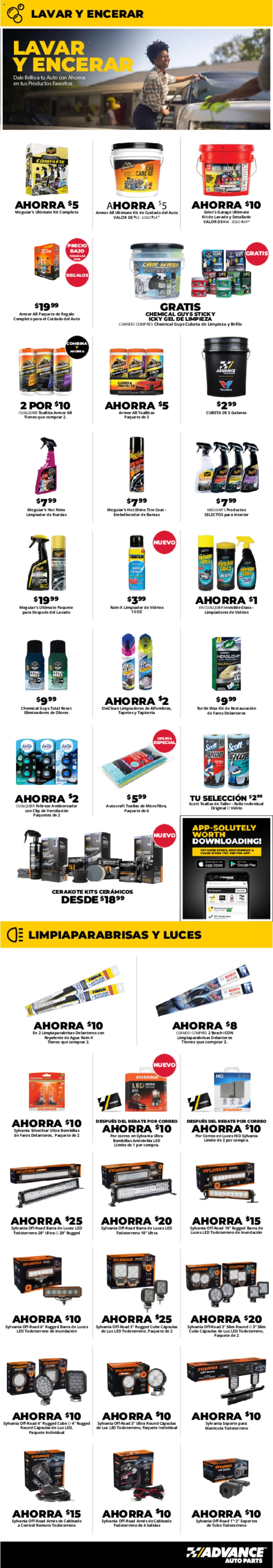 Advance Auto Parts Weekly Ad - Spanish