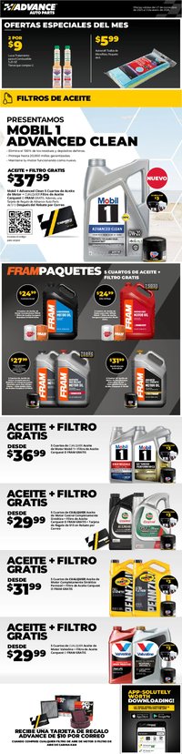 Advance Auto Parts Weekly Ad - Spanish