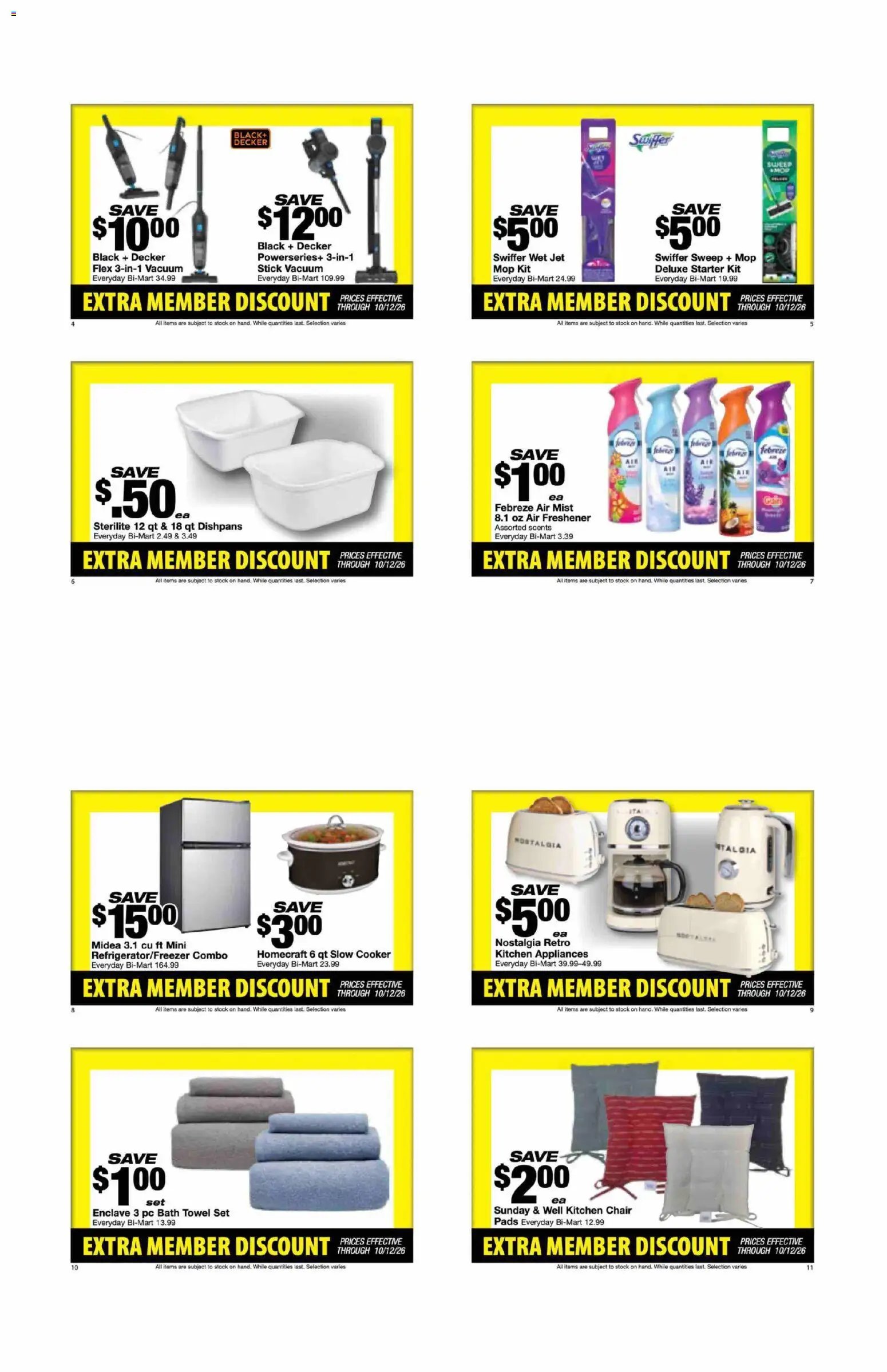 Bi-Mart Extra Member Discount Book