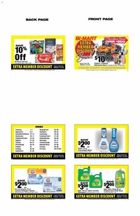 Bi-Mart Extra Member Discount Book