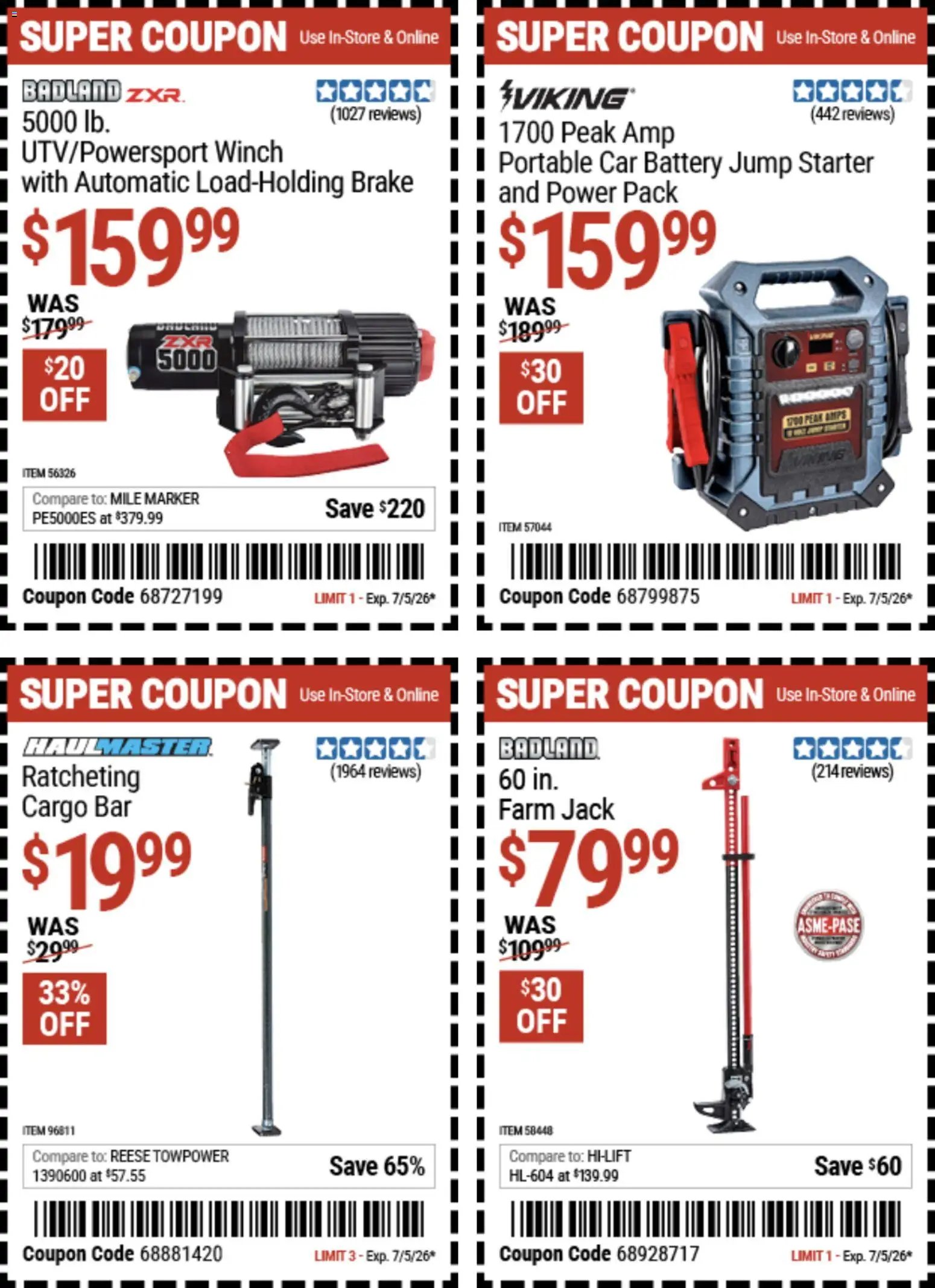 Harbor Freight Weekly Ad
