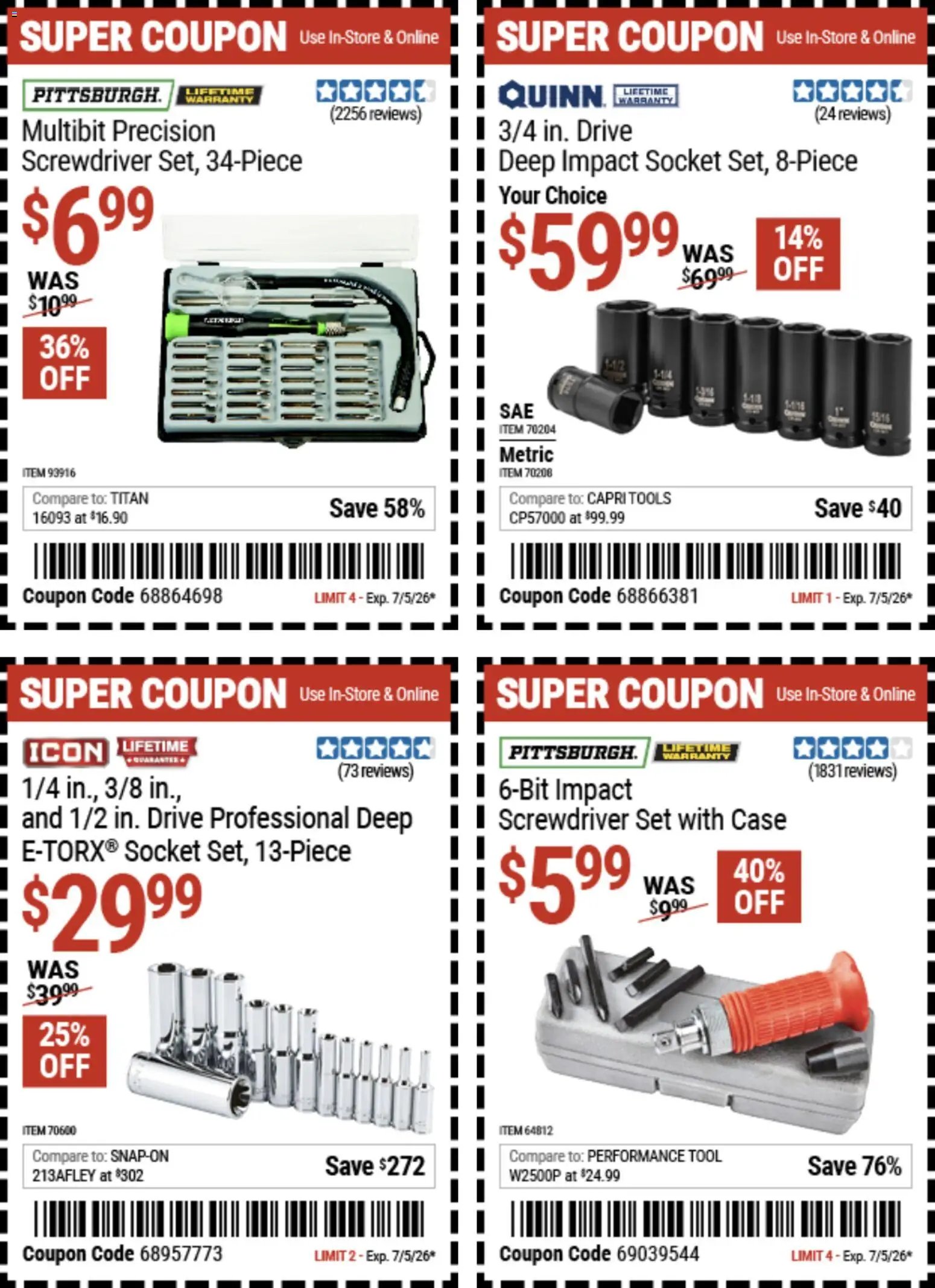 Harbor Freight Weekly Ad