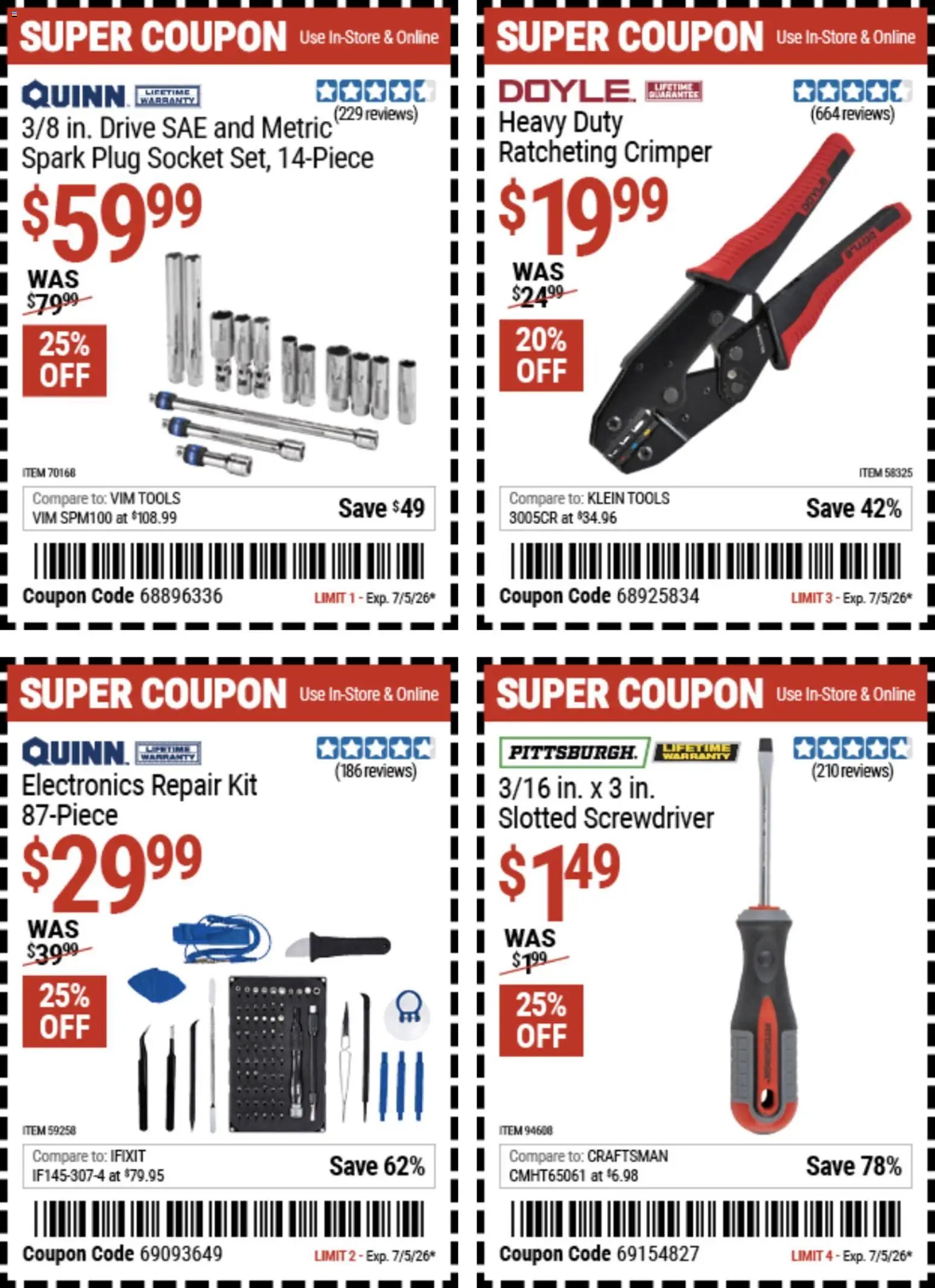 Harbor Freight Weekly Ad