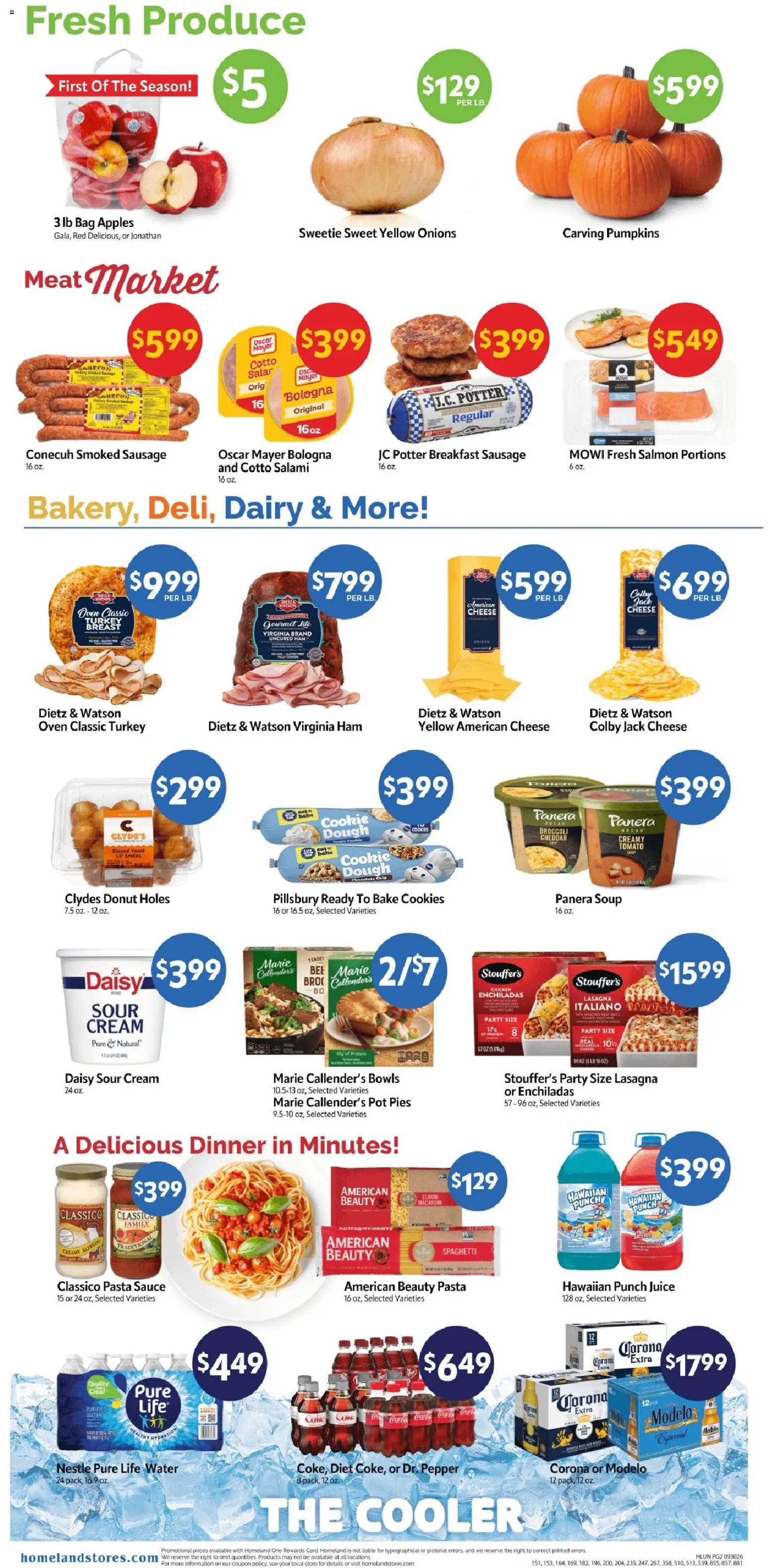 Homeland Weekly Ad