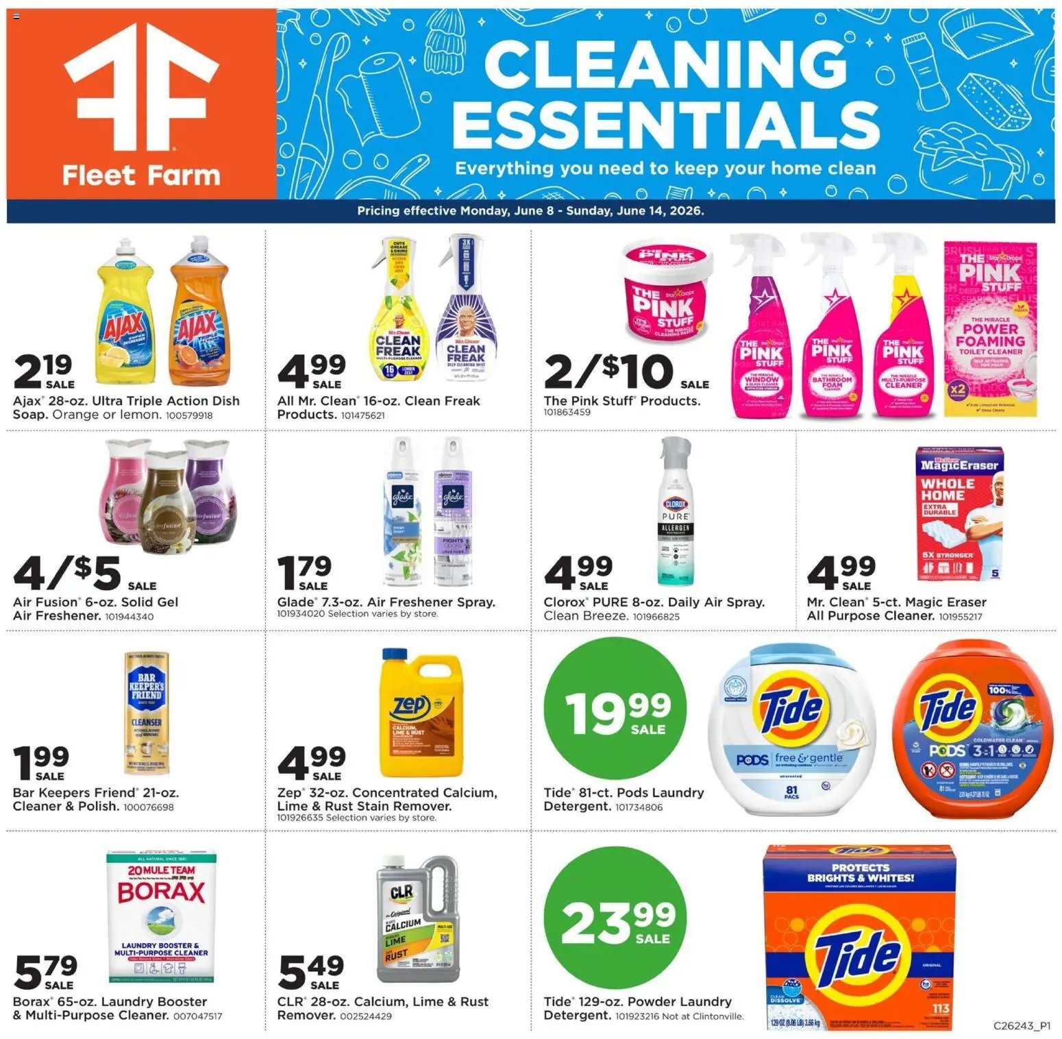 Mills Fleet Farm Home & Cleaning