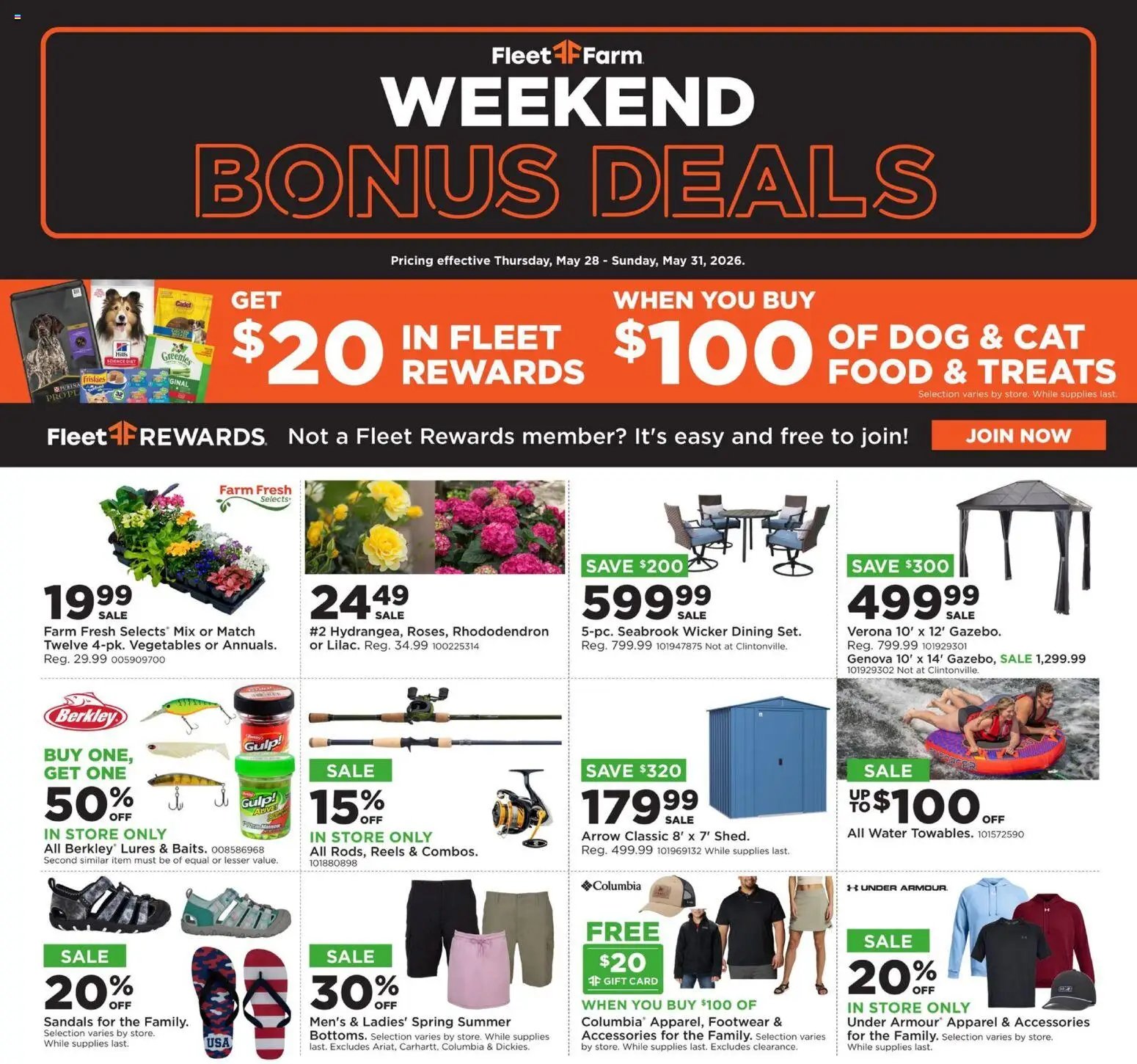 Mills Fleet Farm Weekend Ad