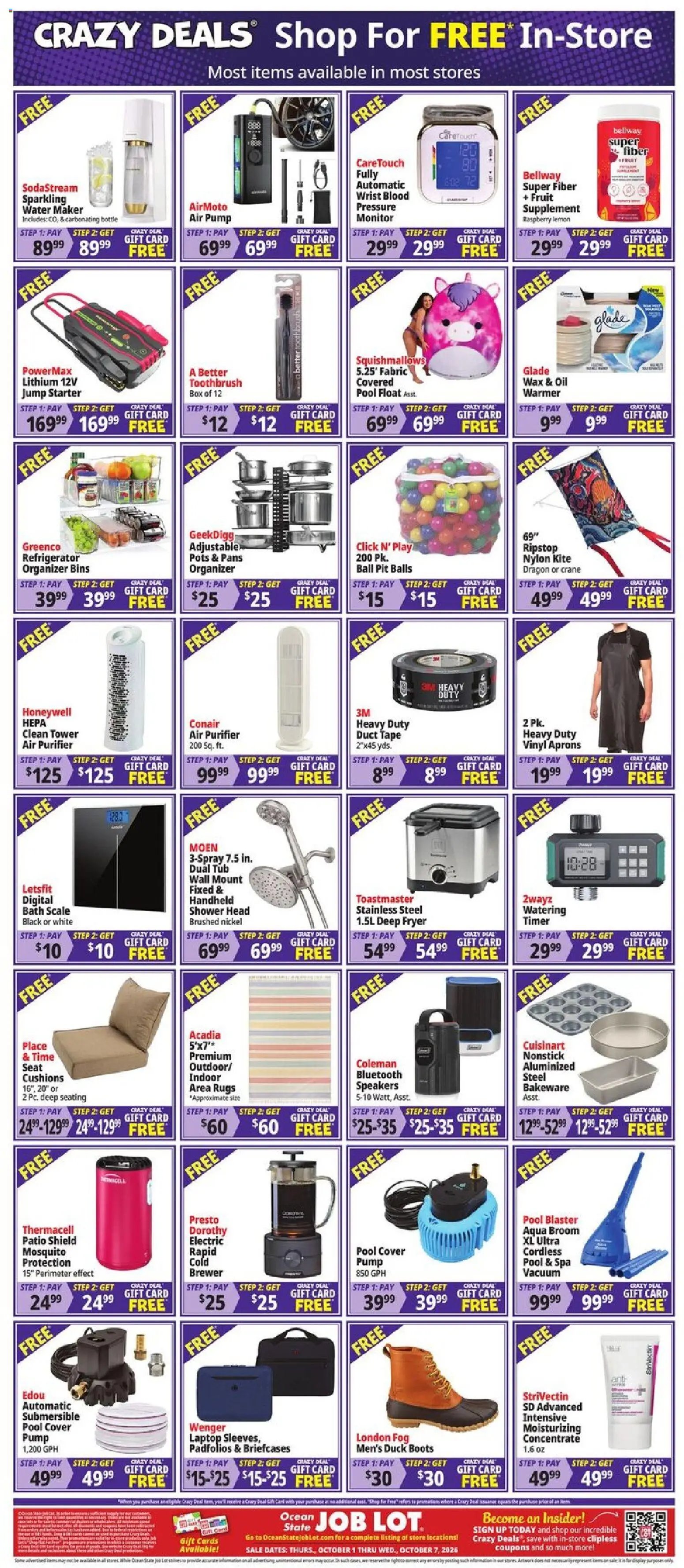 Ocean State Job Lot Weekly Ad - MA