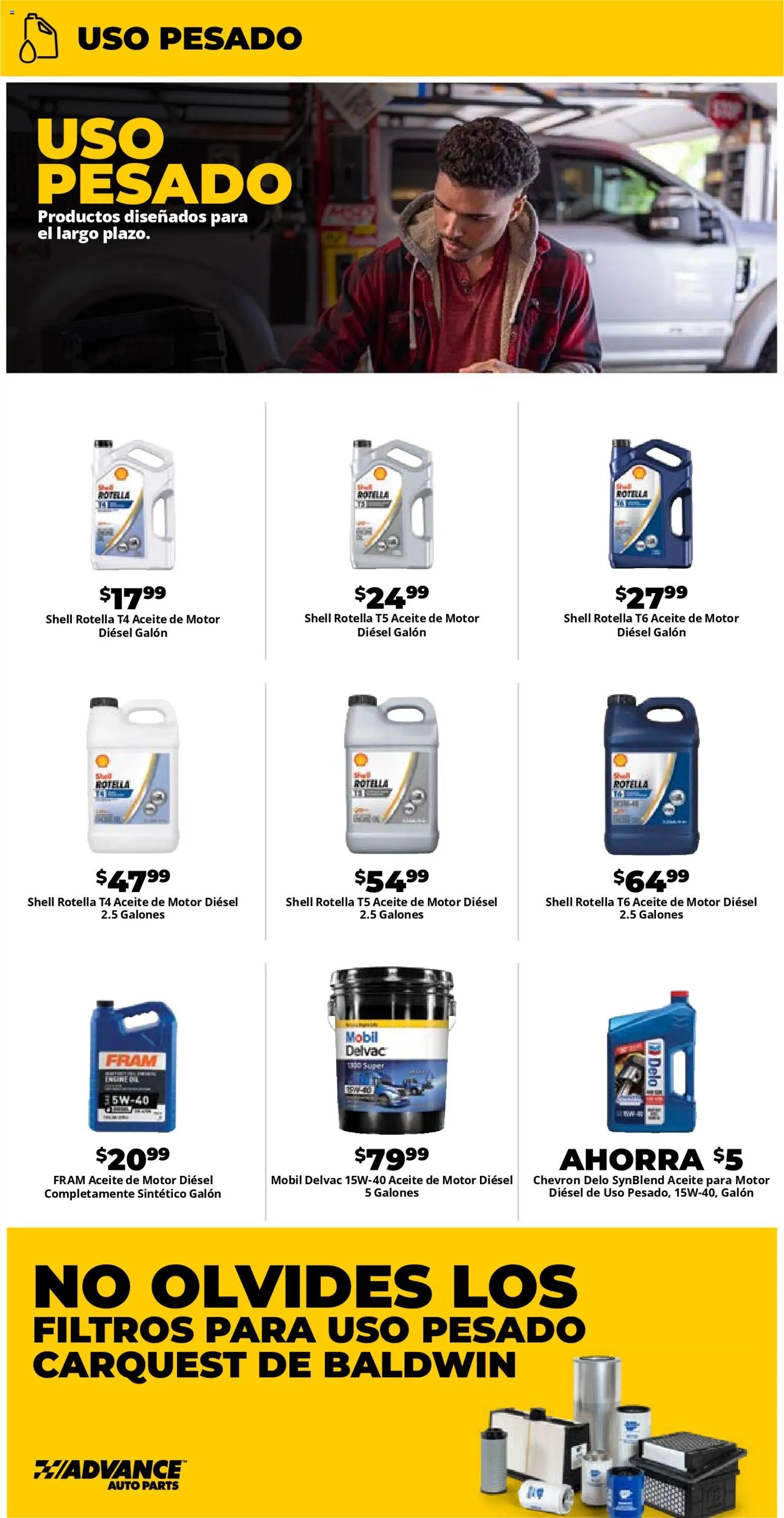 Advance Auto Parts Weekly Ad - Spanish