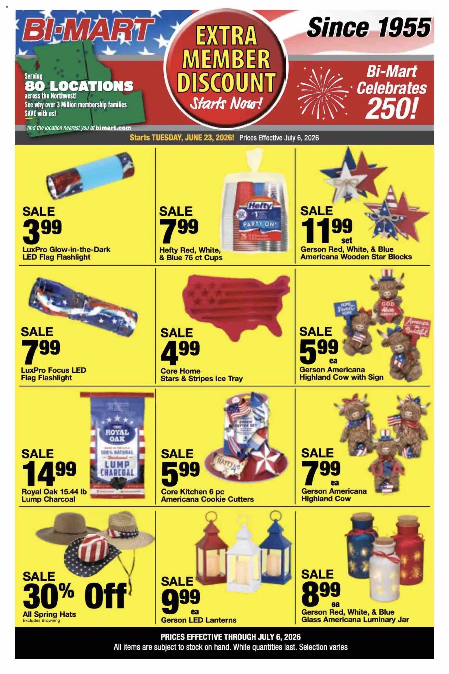 Bi-Mart Extra Member Discount