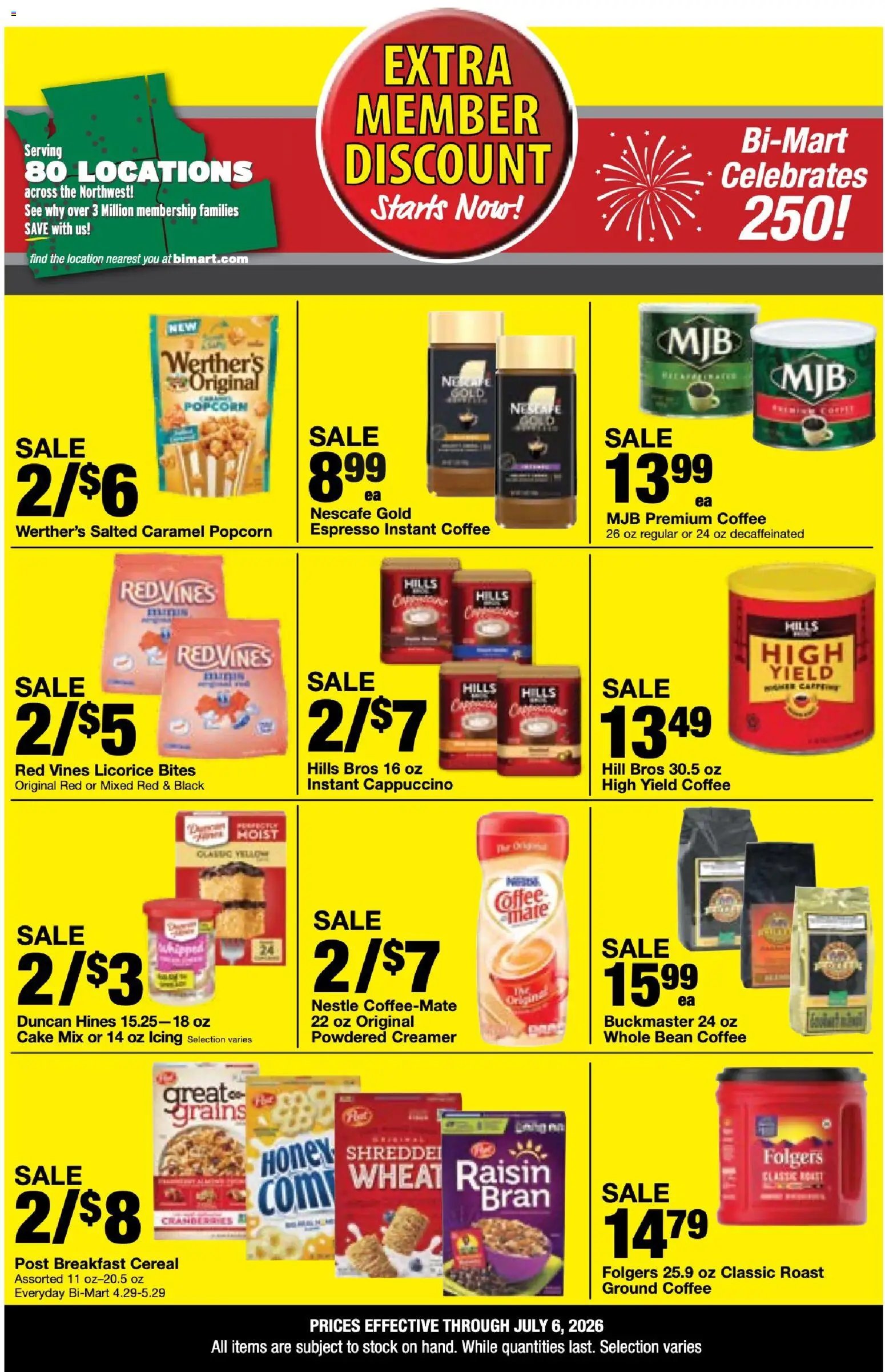 Bi-Mart Extra Member Discount