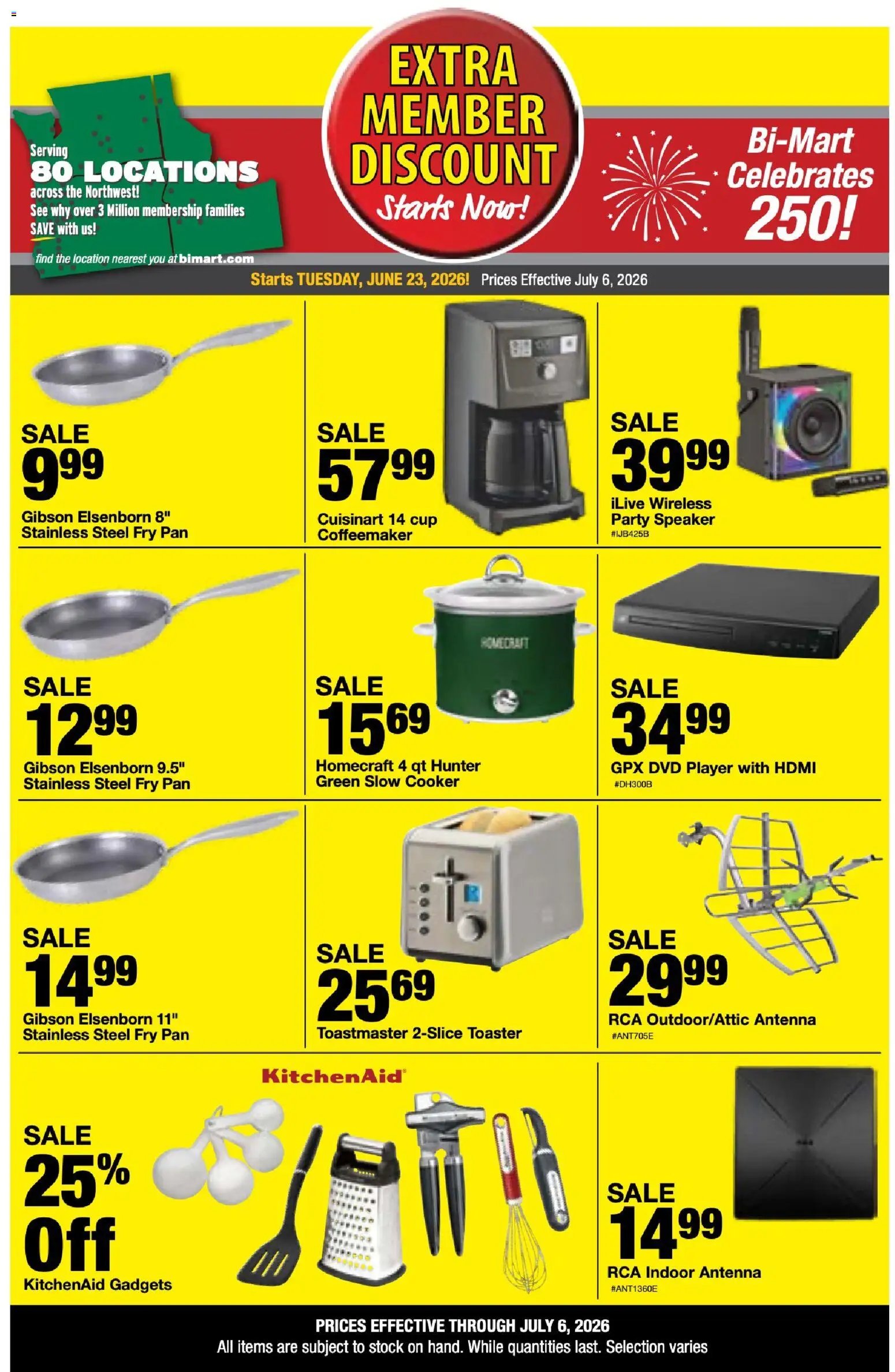Bi-Mart Extra Member Discount