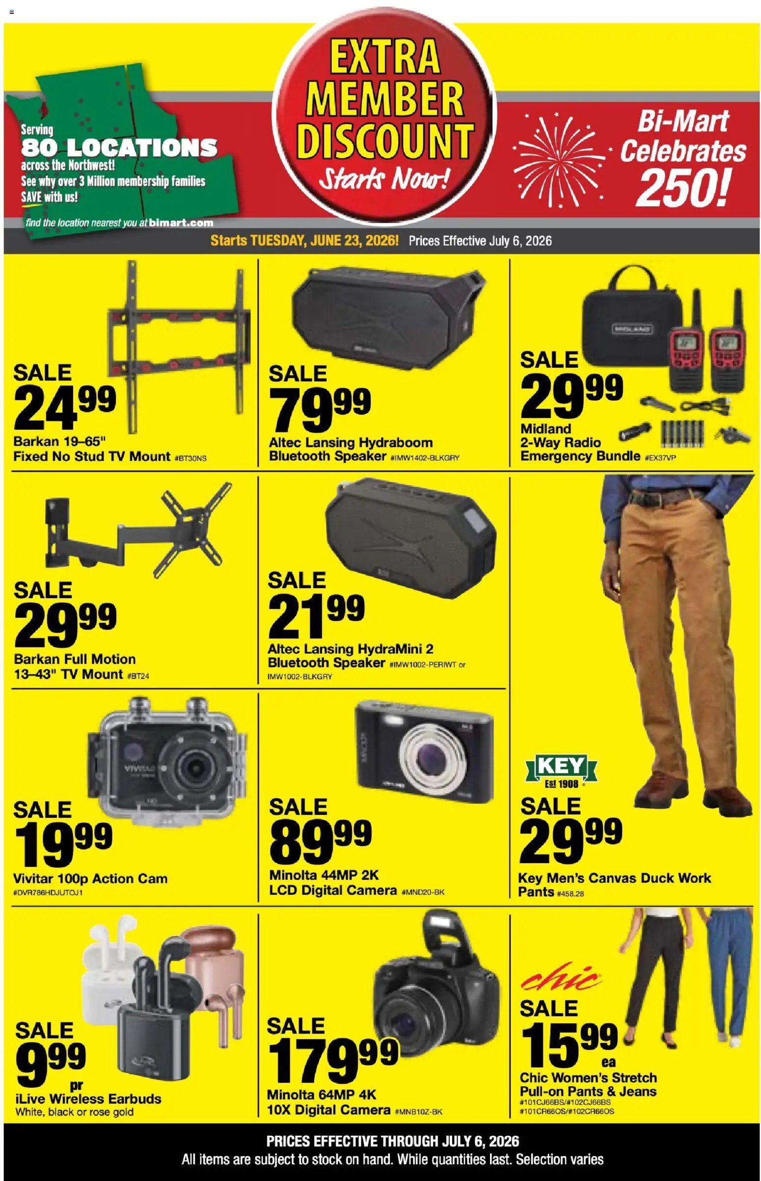 Bi-Mart Extra Member Discount