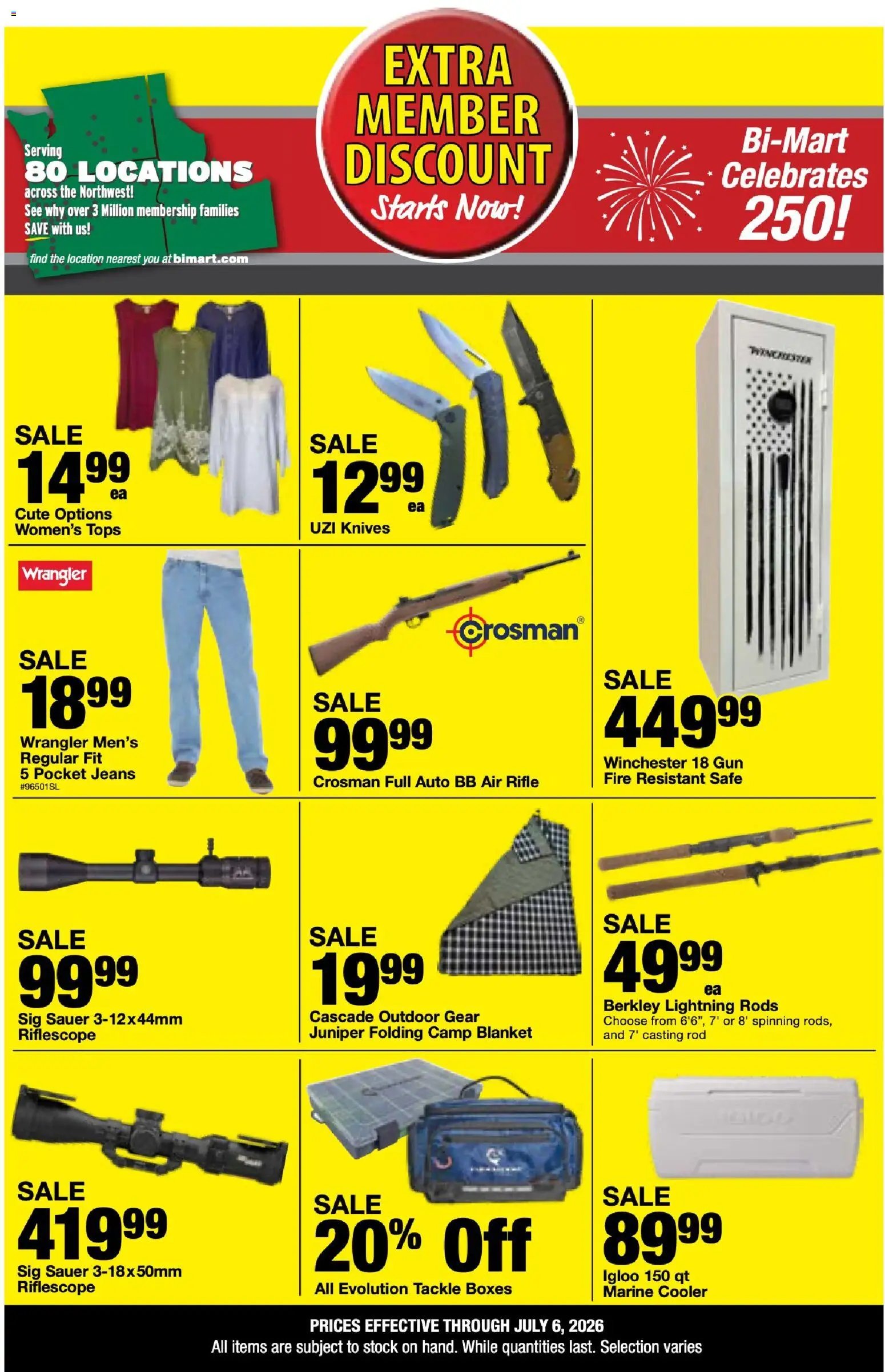 Bi-Mart Extra Member Discount