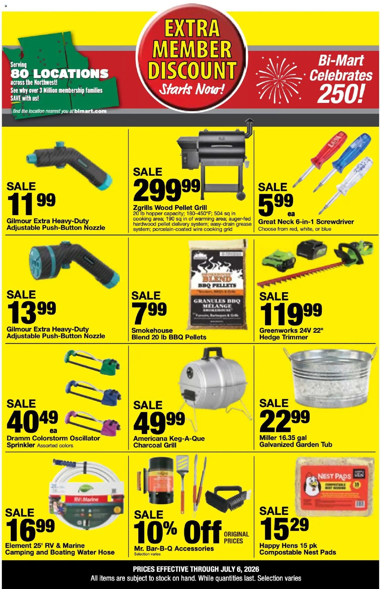 Bi-Mart Extra Member Discount