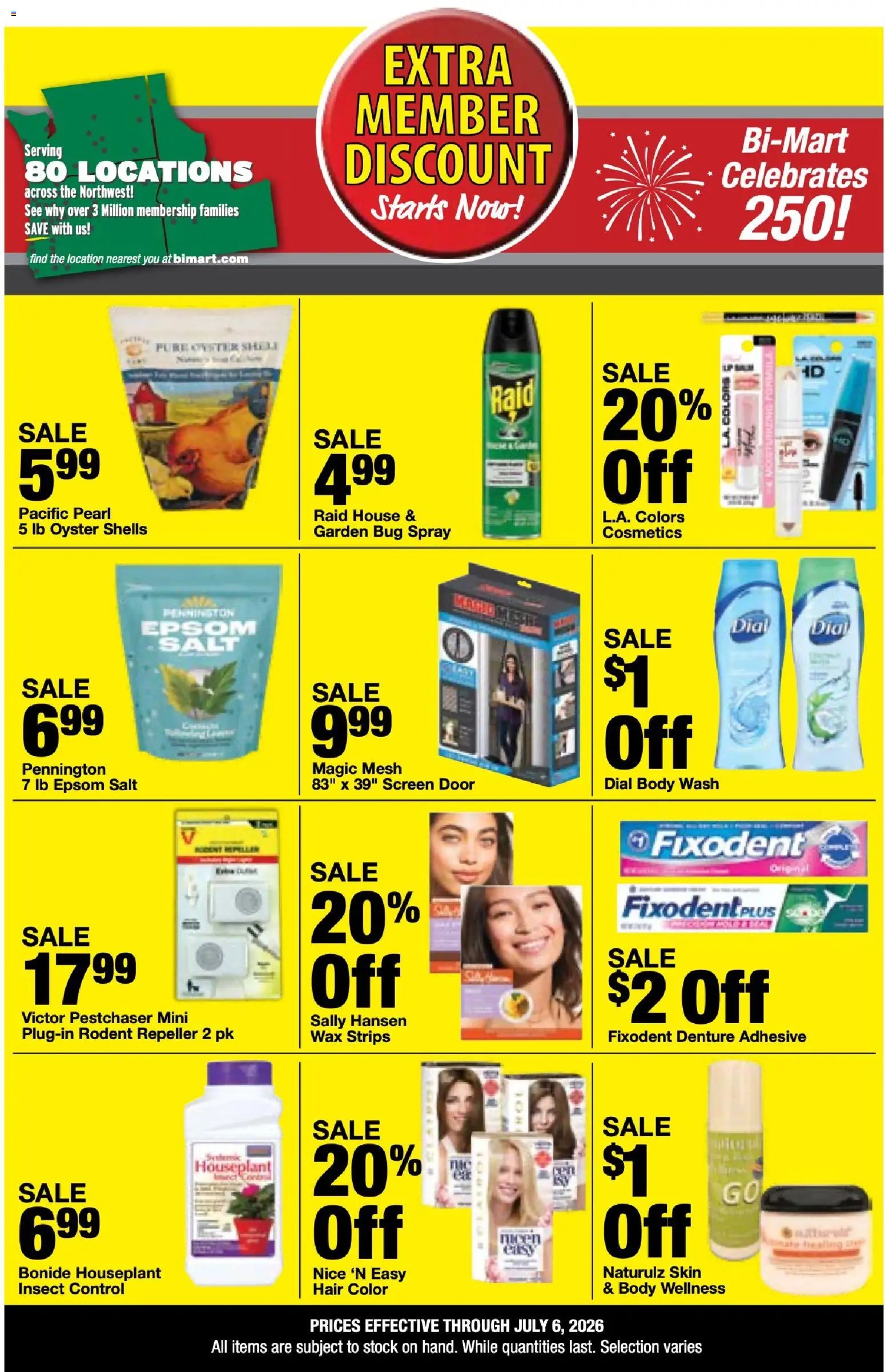 Bi-Mart Extra Member Discount