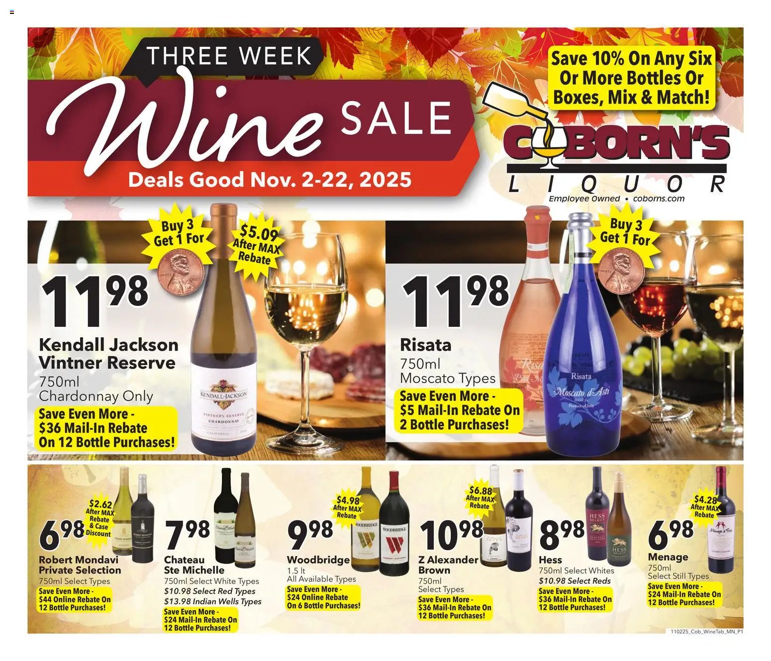 Coborn's Wine Sale (2025-11-02 - 2025-11-22) | 1