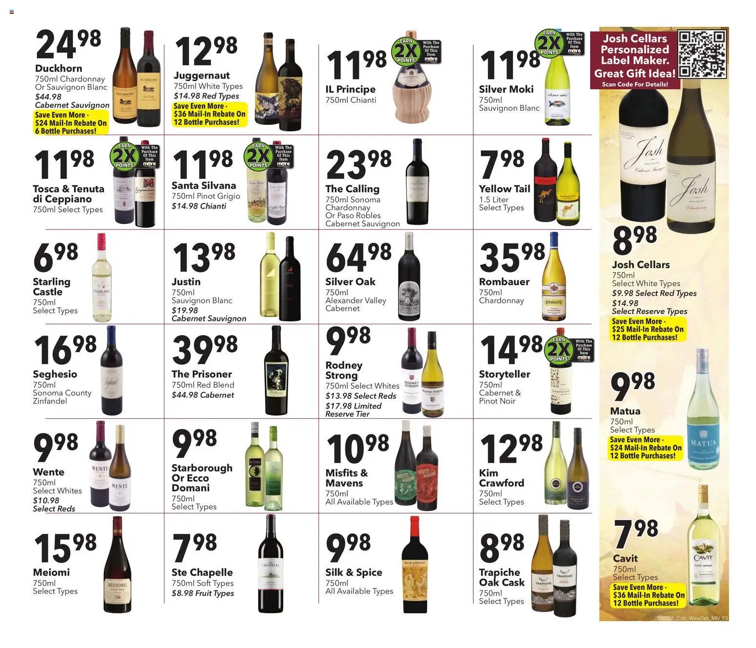 Coborn's Wine Sale (2025-11-02 - 2025-11-22) | 3