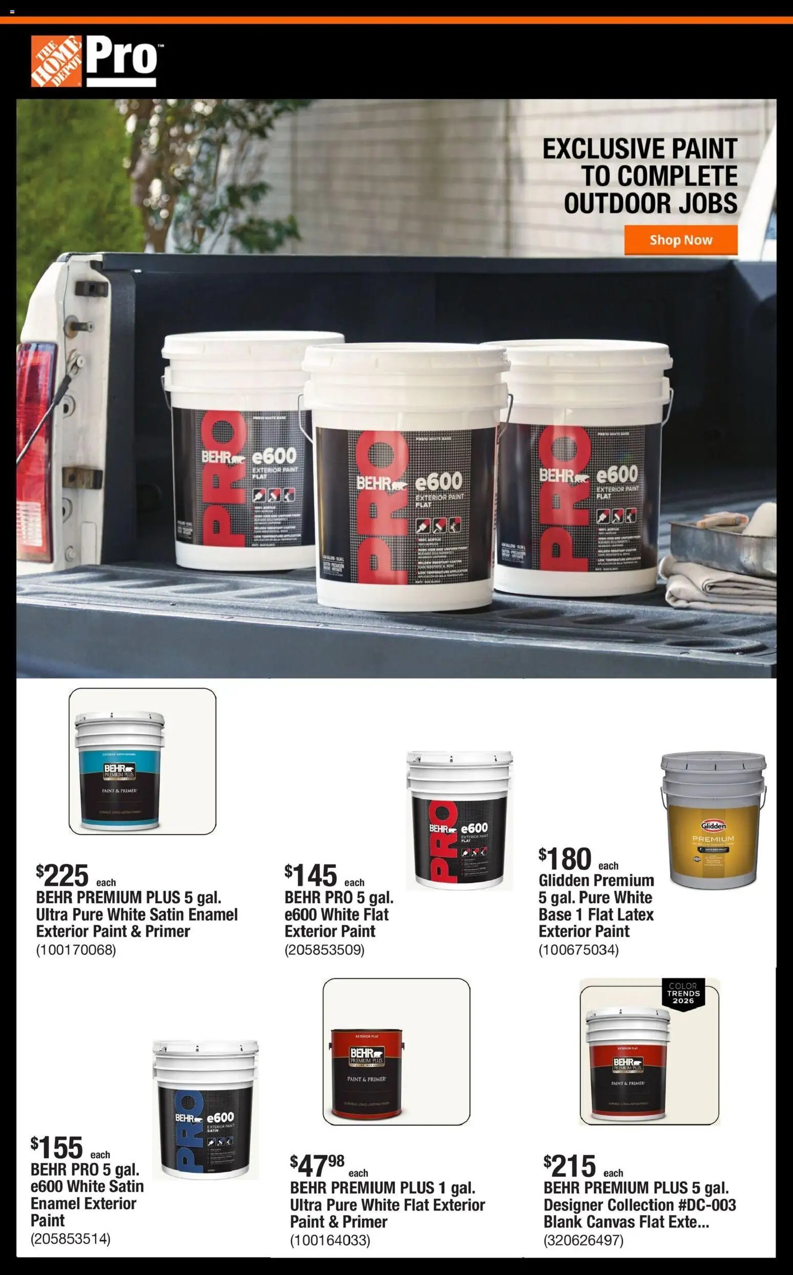 Home Depot Shop Pro Ad