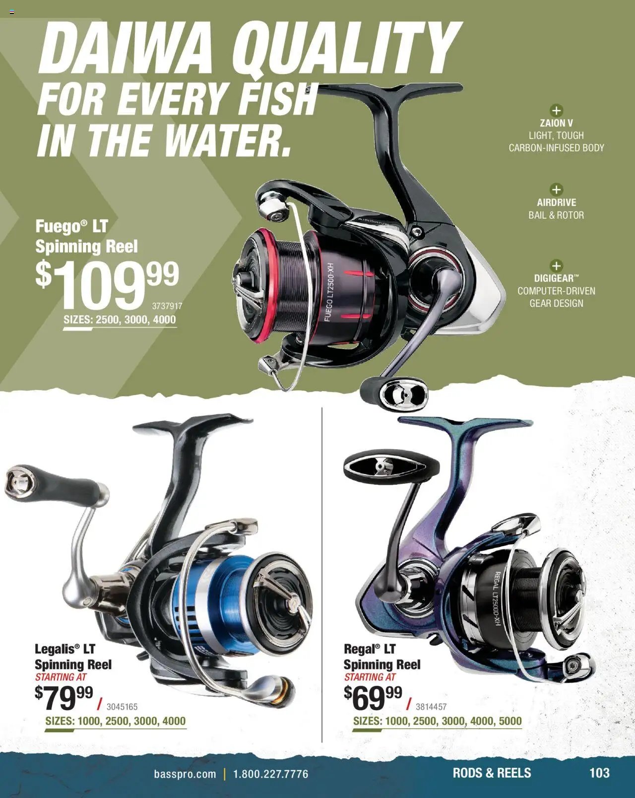 Bass Pro Spring Fishing Master 25