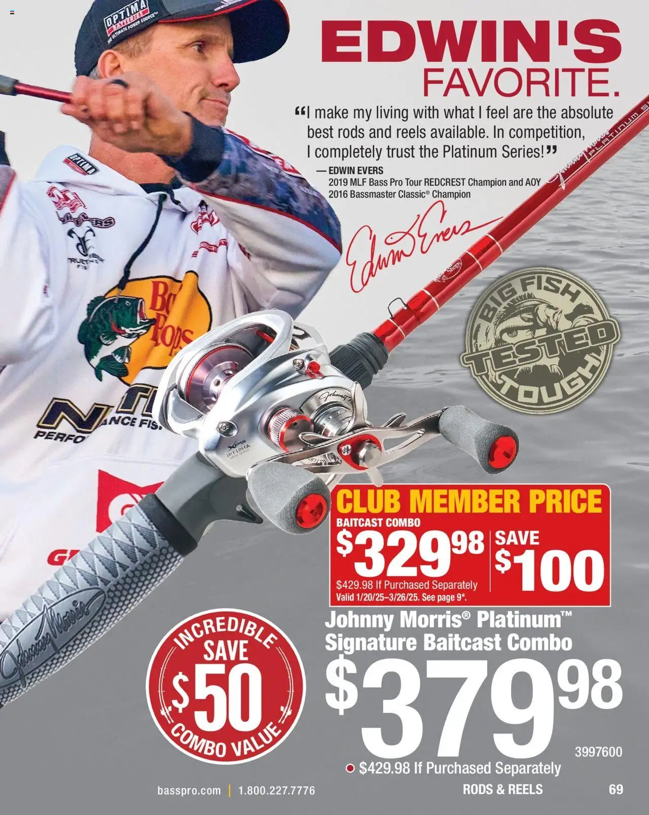 Bass Pro Spring Fishing Master 25