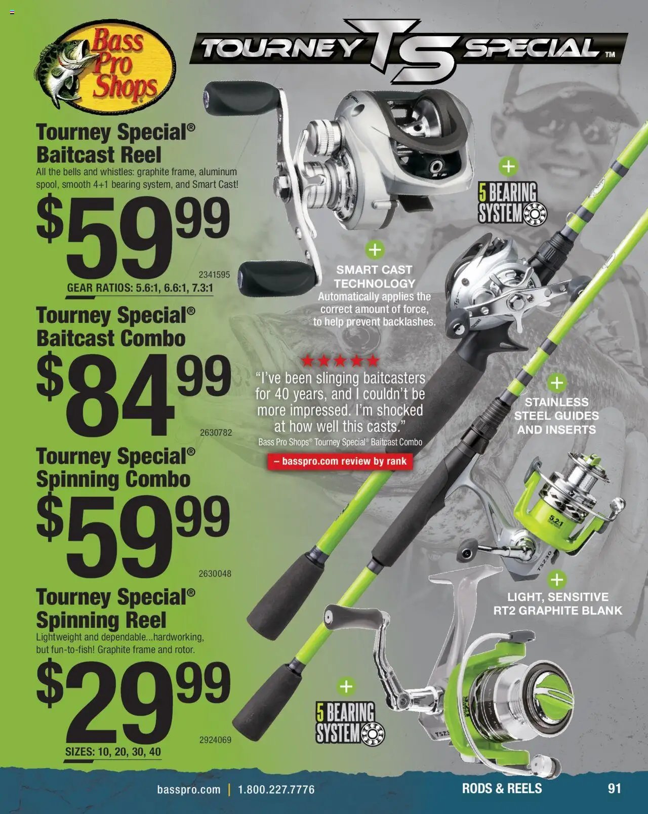 Bass Pro Spring Fishing Master 25