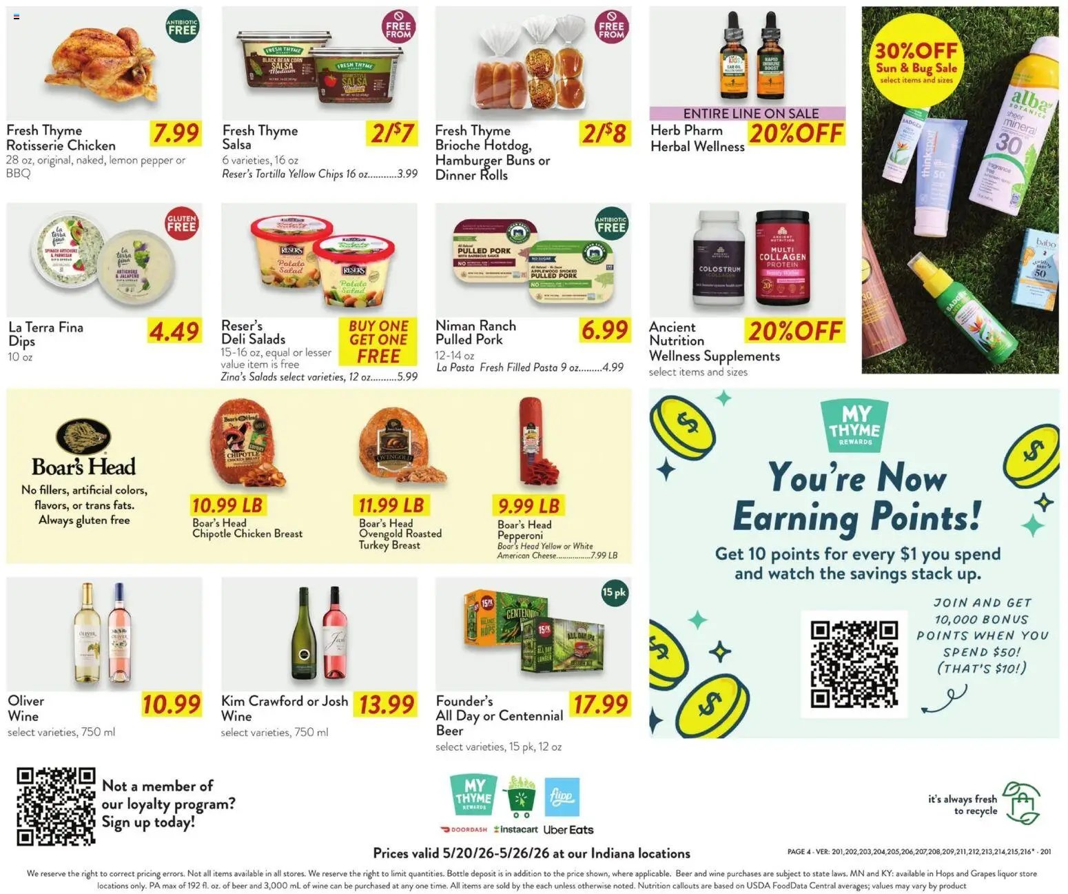 Fresh Thyme Weekly Ad - IN