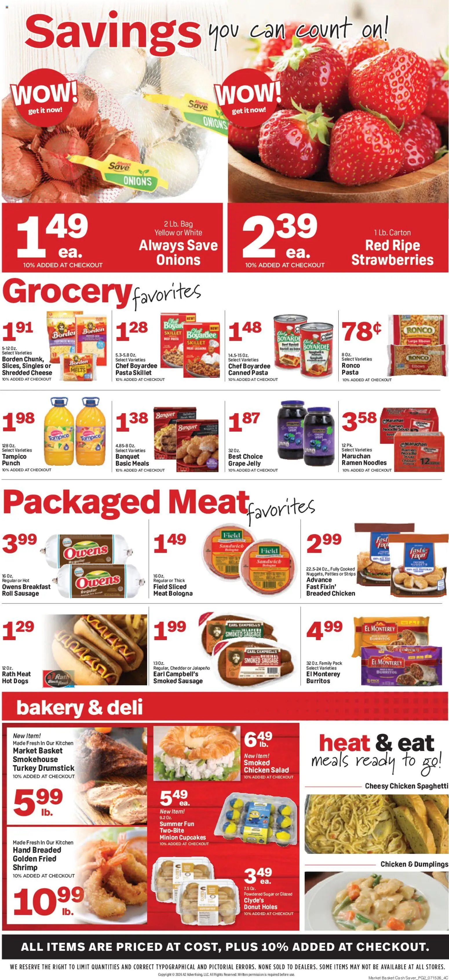Market Basket Cash Saver