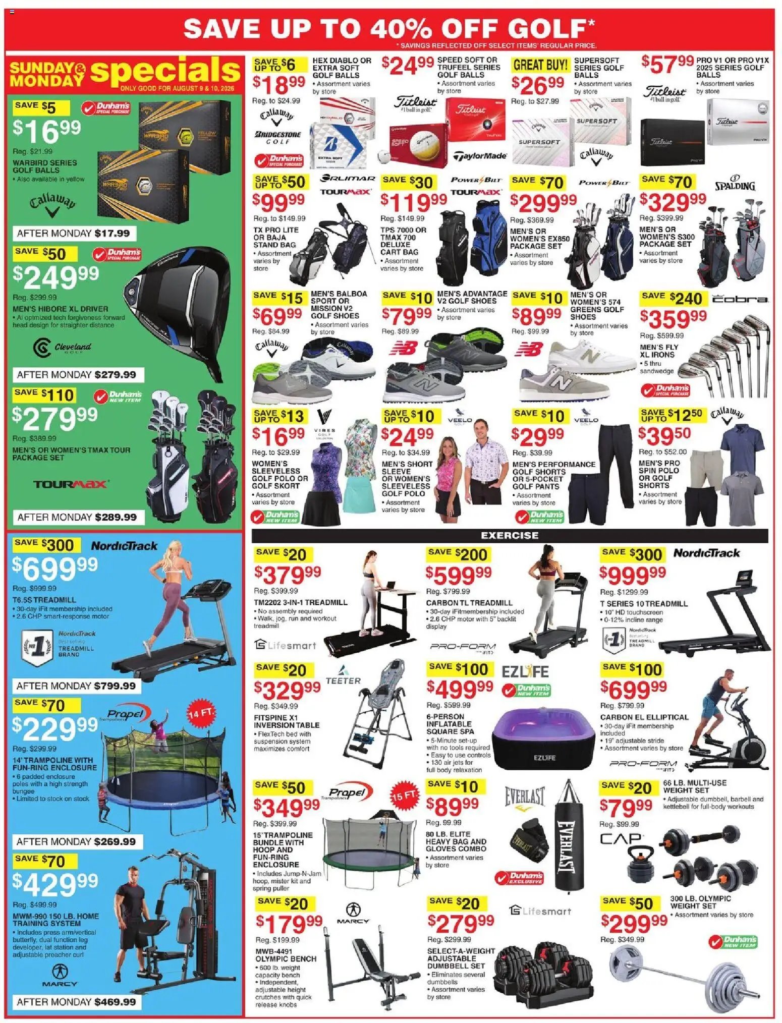 Dunham's Sports Weekly Ad