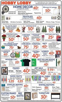 Hobby Lobby Weekly Ad