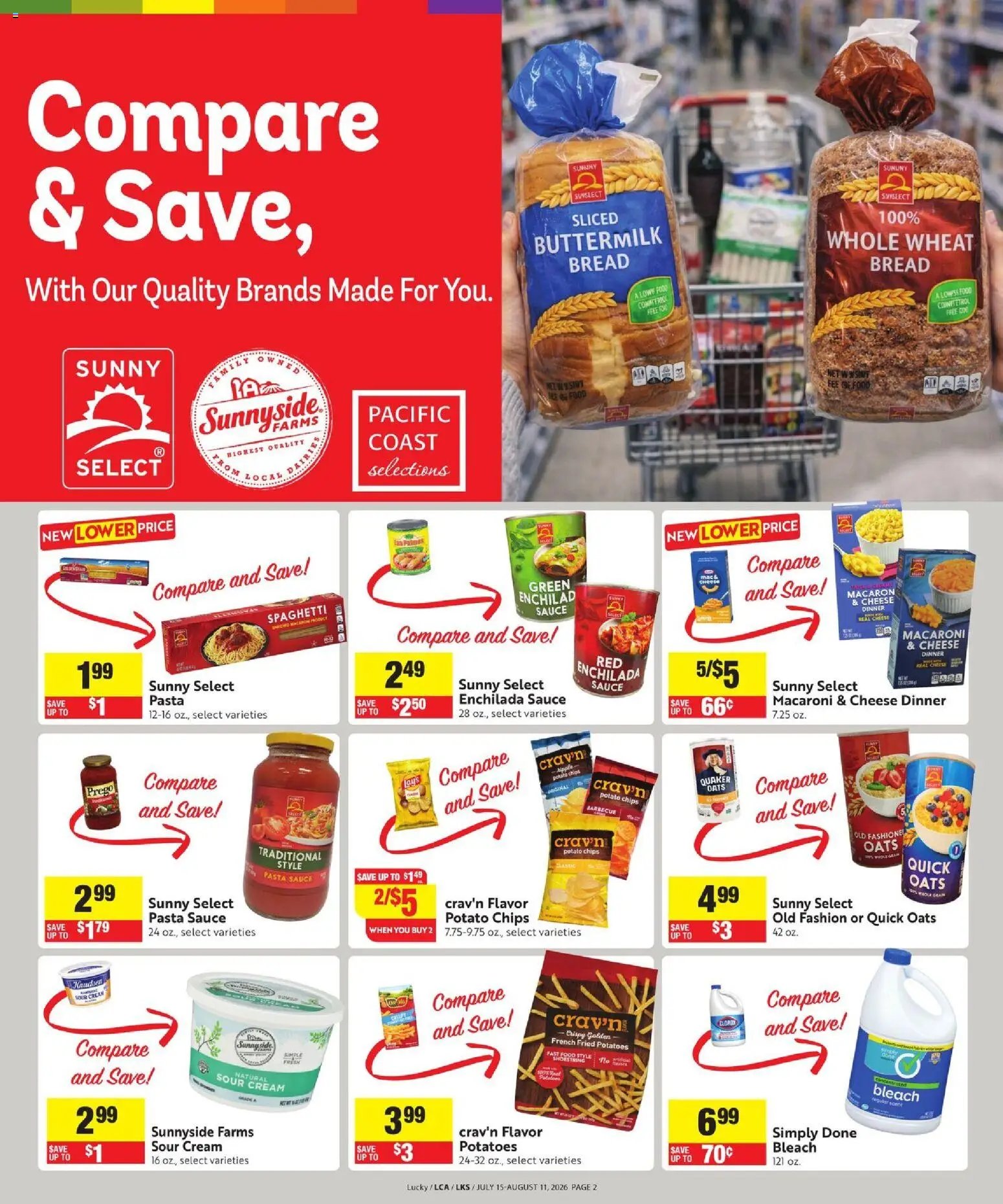 Lucky Supermarkets Online Savings Guide