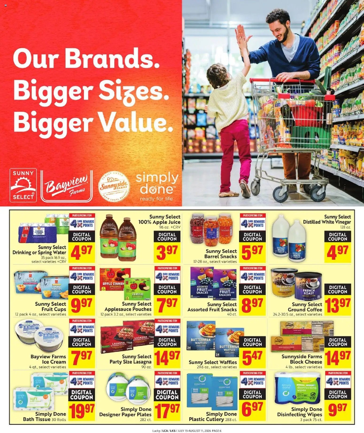 Lucky Supermarkets Online Savings Guide