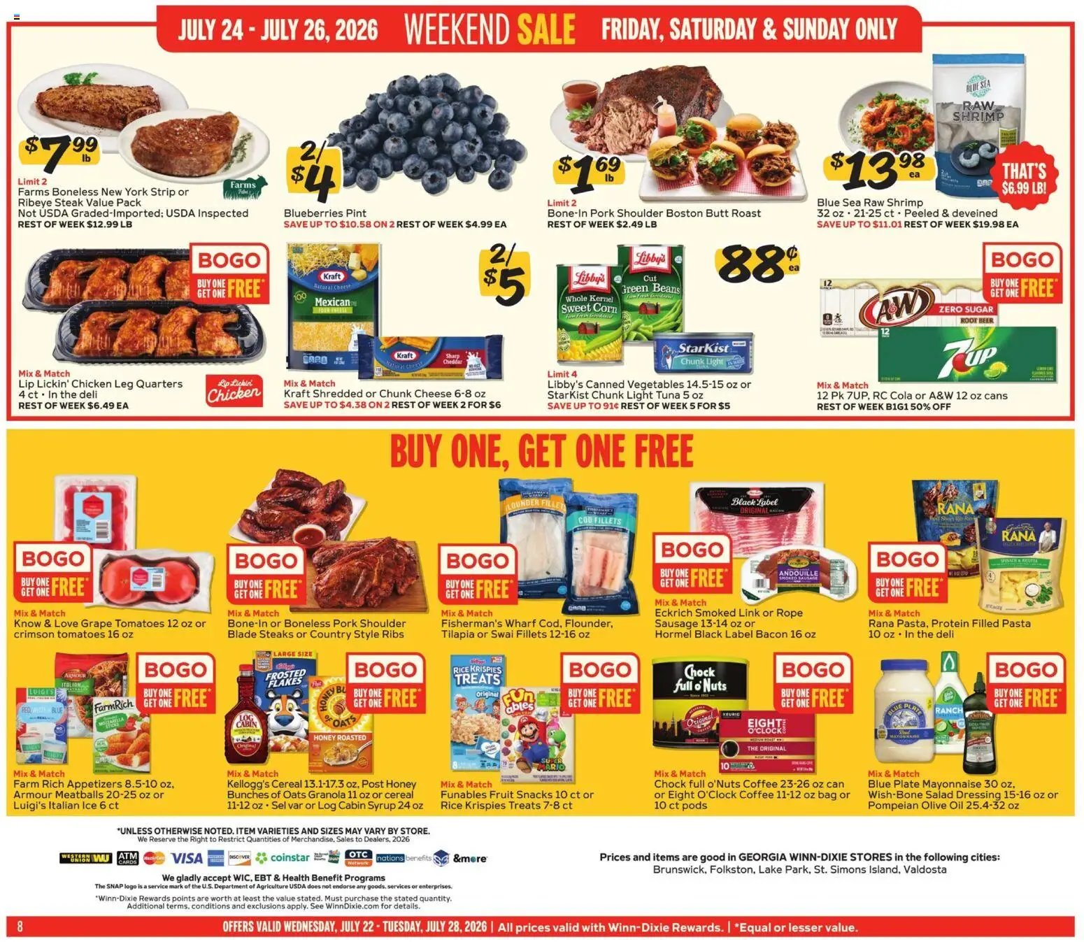 Winn Dixie Weekly Ad