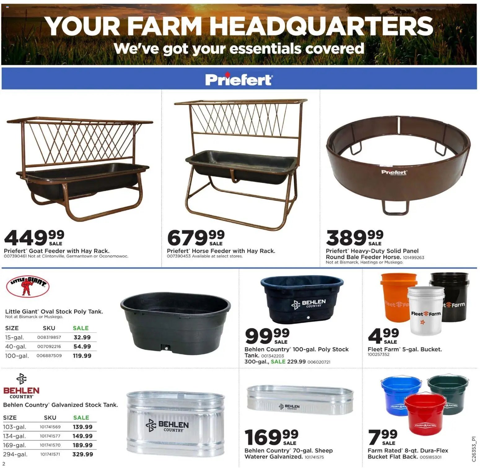 Mills Fleet Farm Rural Life