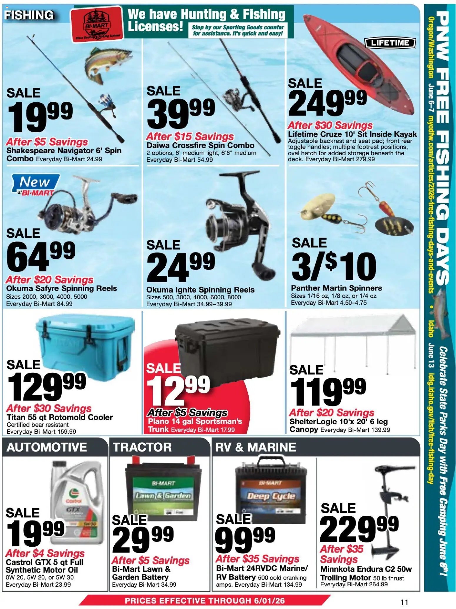 Bi-Mart Membership Savings Book