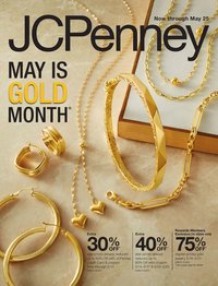JCPenney May is Gold Month