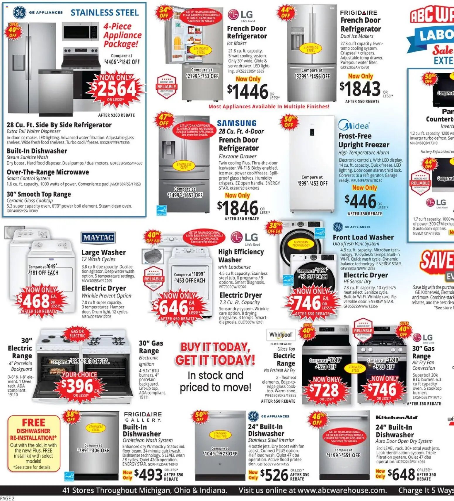 ABC Warehouse Weekly Ad