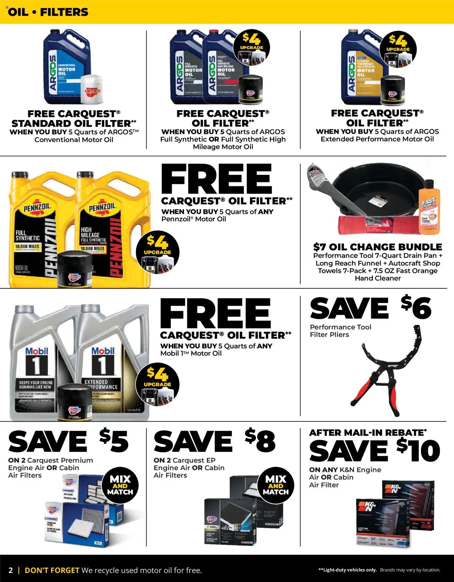 Advance Auto Parts Weekly Ad