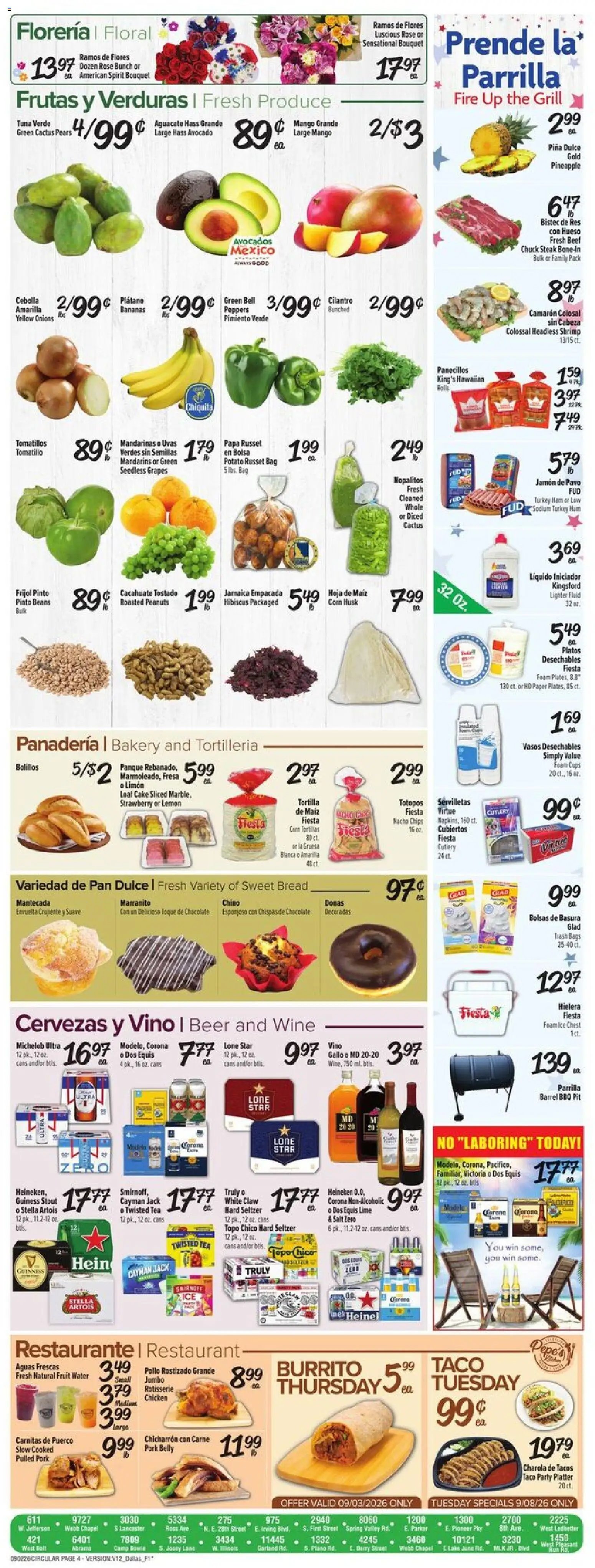Fiesta Mart Weekly Ad
