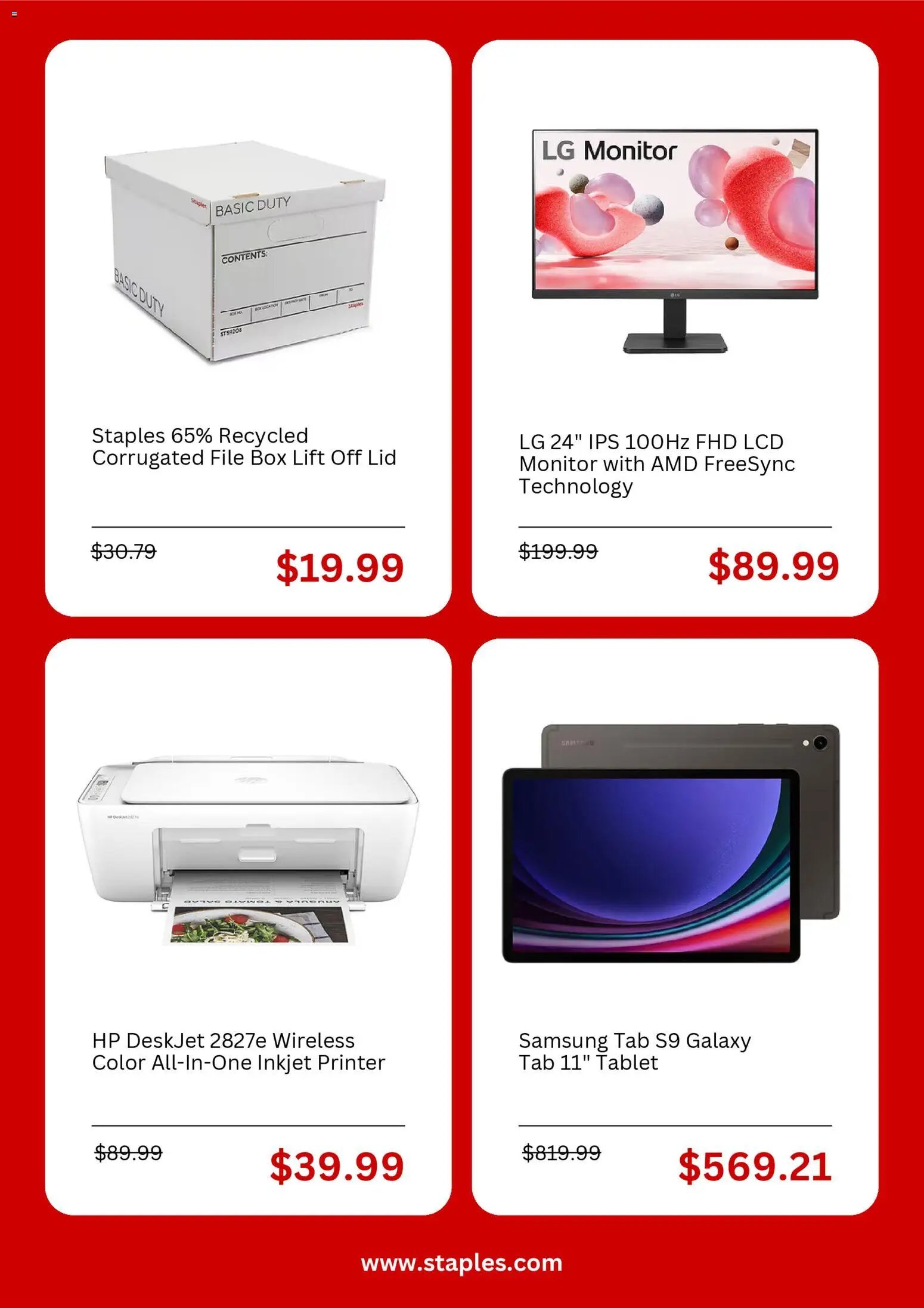 Staples Weekly Ad